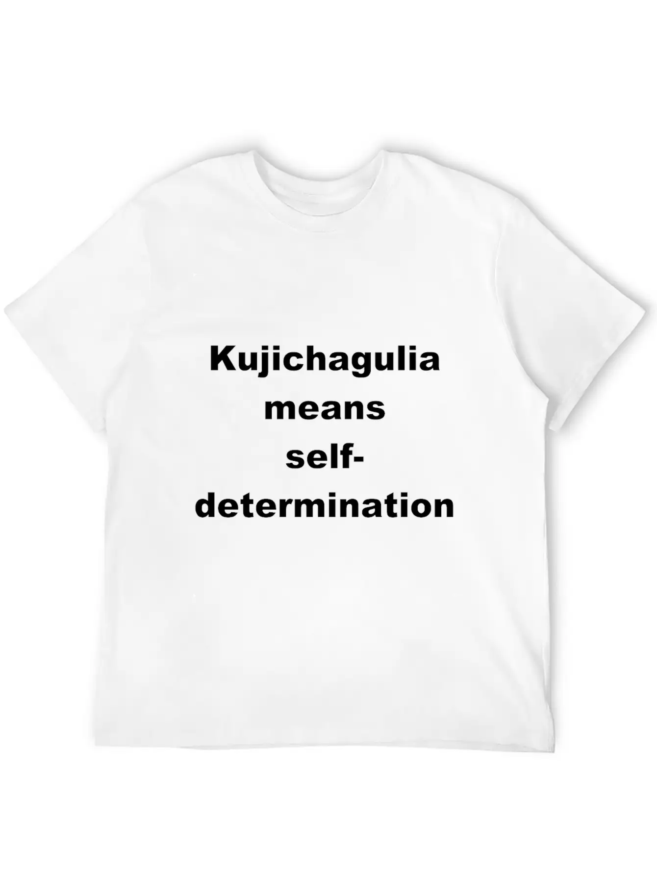 Kujichaguila Means Determination Gift Shirt Basic Graphic T-Shirt – Daily Comfort In Soft Cotton