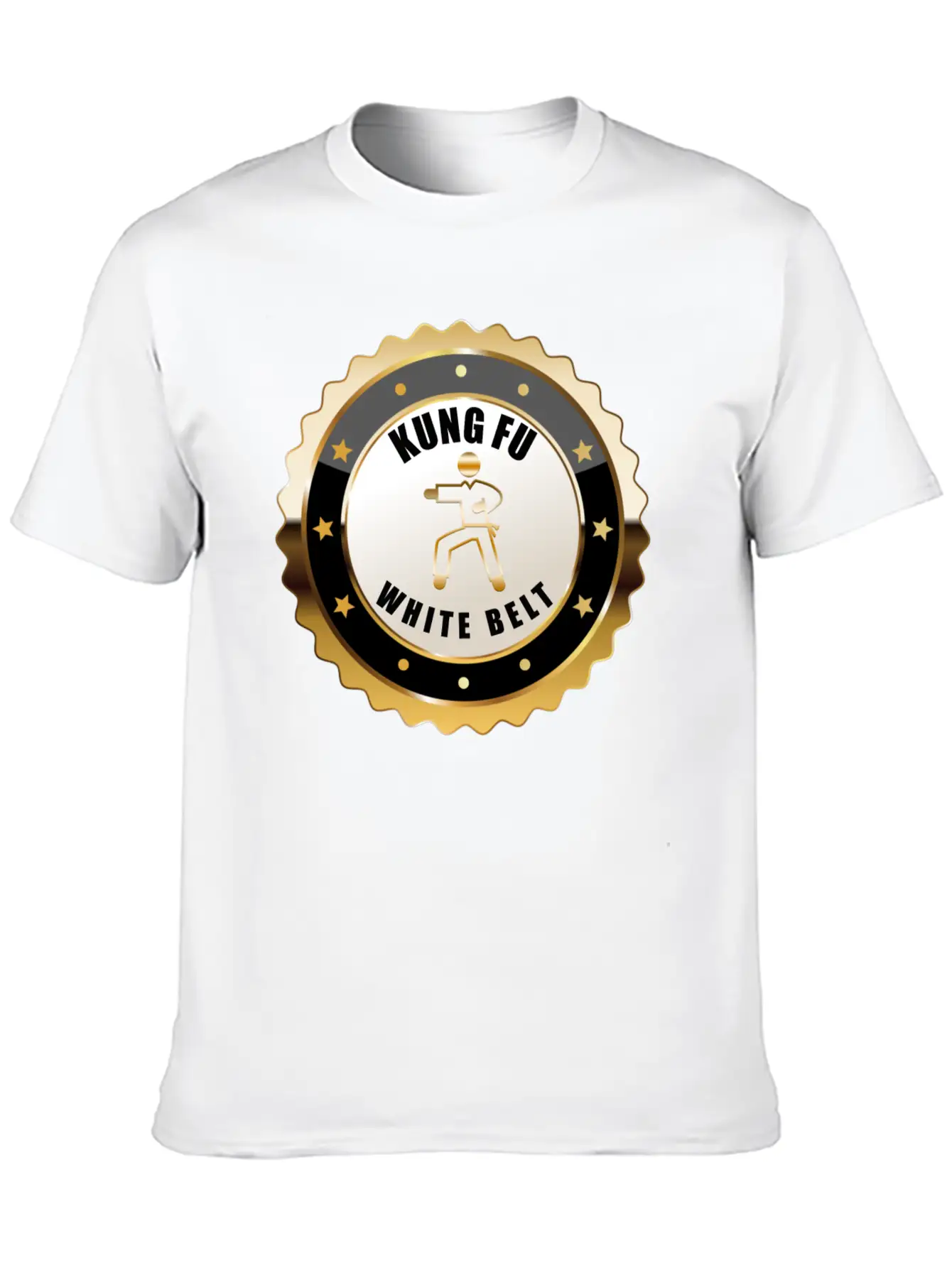 Kung Fu White Belt Achievement Martial Arts Award Basic Graphic T-Shirt – Daily Comfort In Soft Cotton
