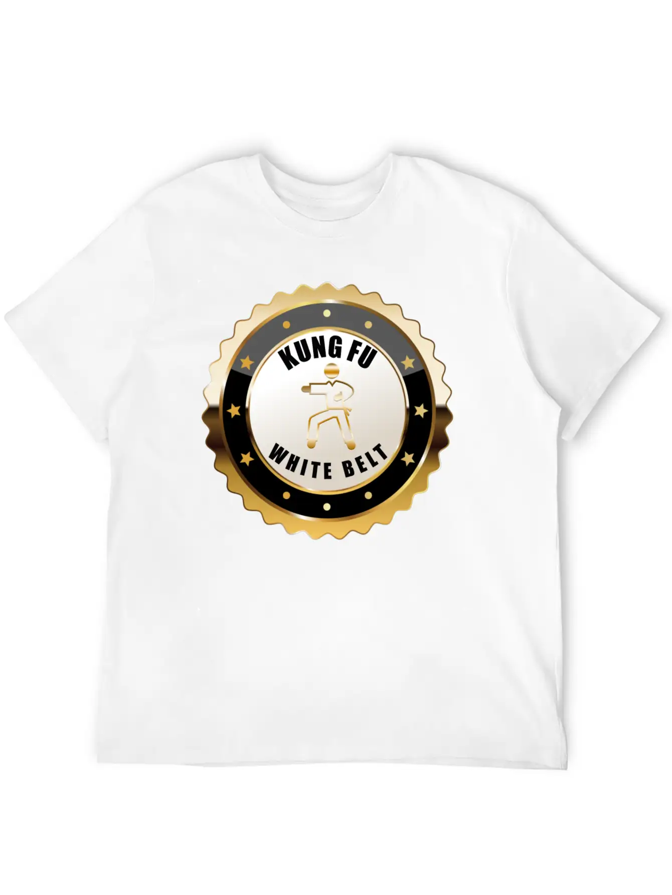 Kung Fu White Belt Achievement Martial Arts Award Basic Graphic T-Shirt – Daily Comfort In Soft Cotton