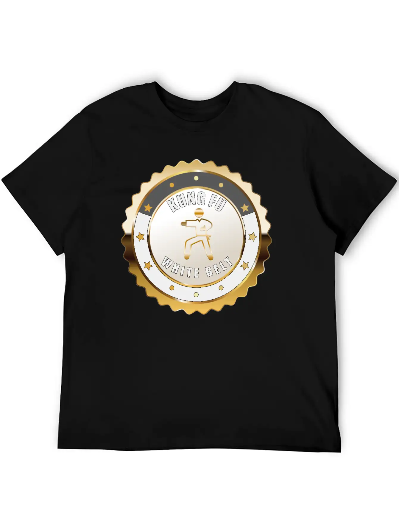 Kung Fu White Belt Achievement Martial Arts Award Basic Graphic T-Shirt – Daily Comfort In Soft Cotton