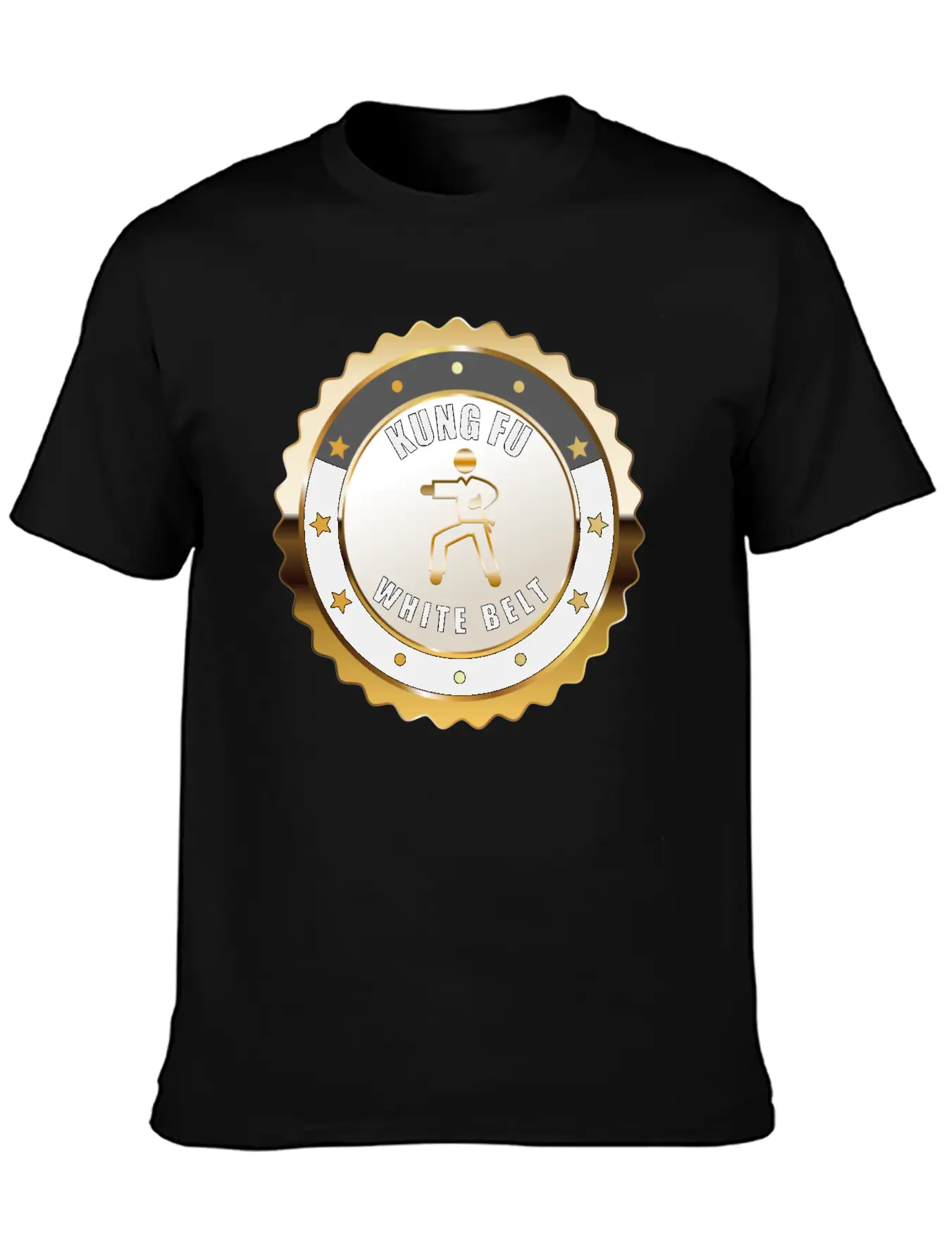 Kung Fu White Belt Achievement Martial Arts Award Basic Graphic T-Shirt – Daily Comfort In Soft Cotton
