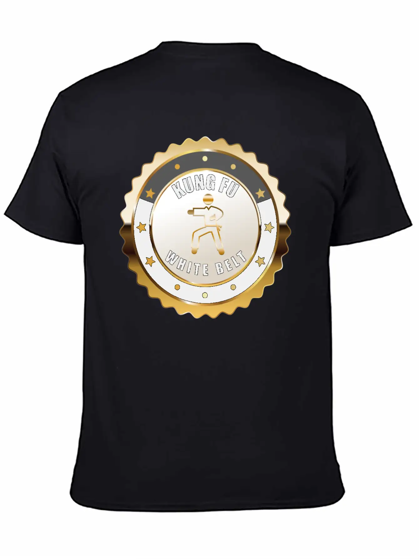 Kung Fu White Belt Achievement Martial Arts Award Basic Graphic T-Shirt – Daily Comfort In Soft Cotton