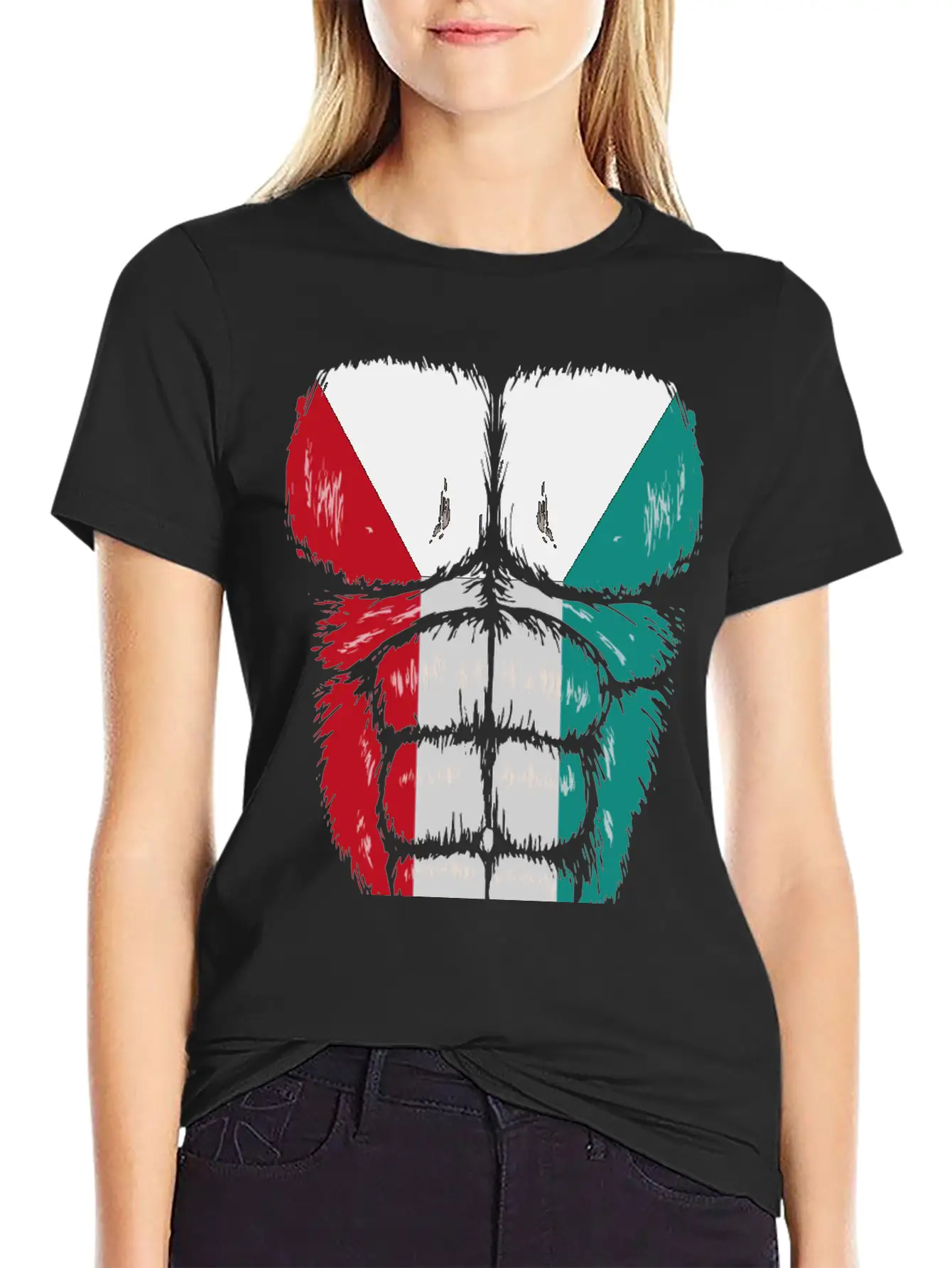 Kuwait Flag Hulk Muscles Stylish Everyday T-Shirt – Unisex Basic Cotton Tee