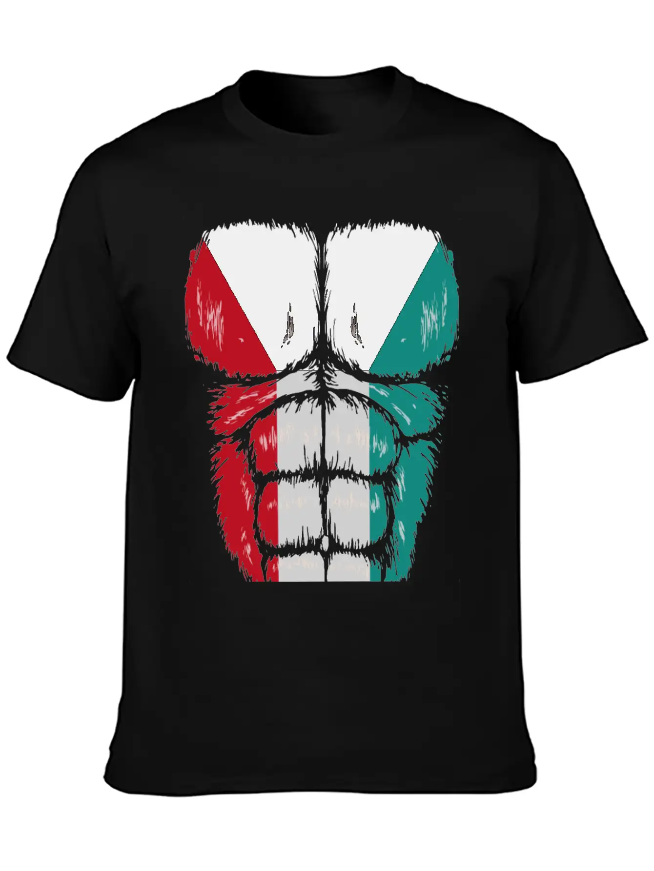 Kuwait Flag Hulk Muscles Stylish Everyday T-Shirt – Unisex Basic Cotton Tee