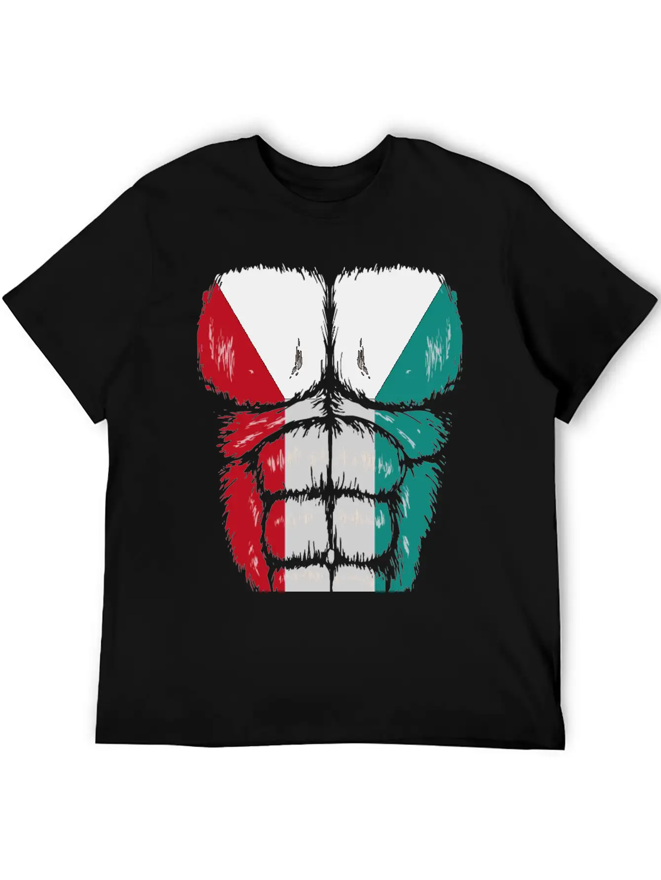 Kuwait Flag Hulk Muscles Stylish Everyday T-Shirt – Unisex Basic Cotton Tee