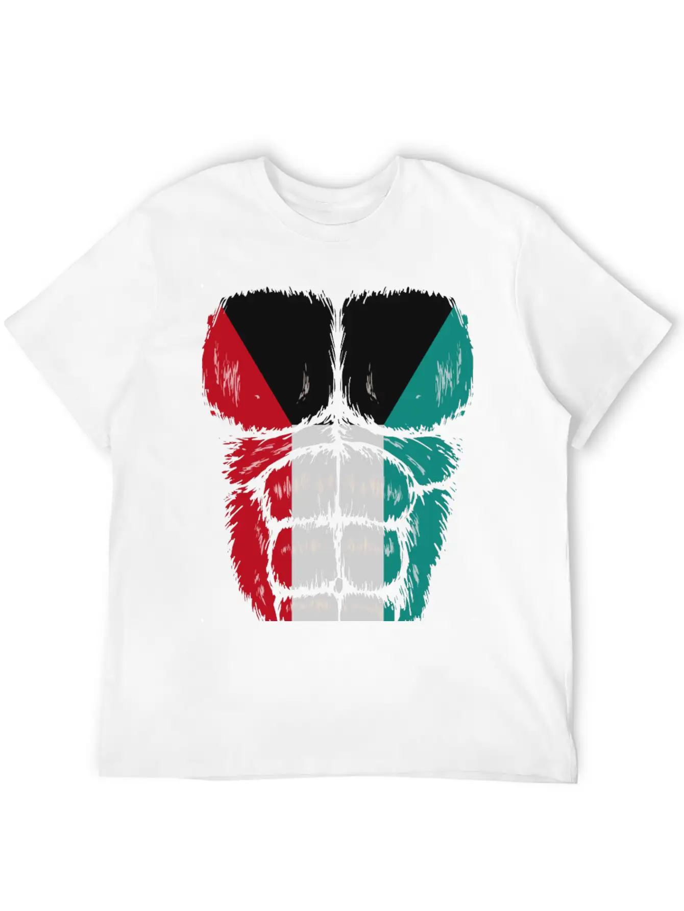 Kuwait Flag Hulk Muscles Stylish Everyday T-Shirt – Unisex Basic Cotton Tee