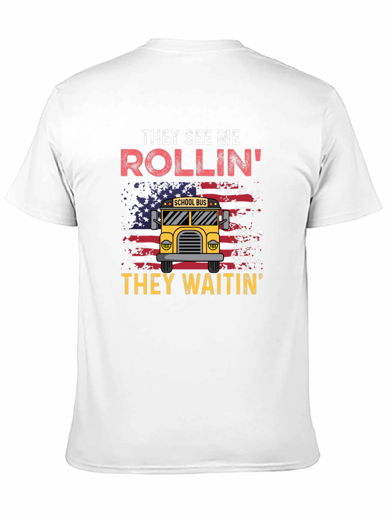 They See Me Rollin T-Shirt School Bus