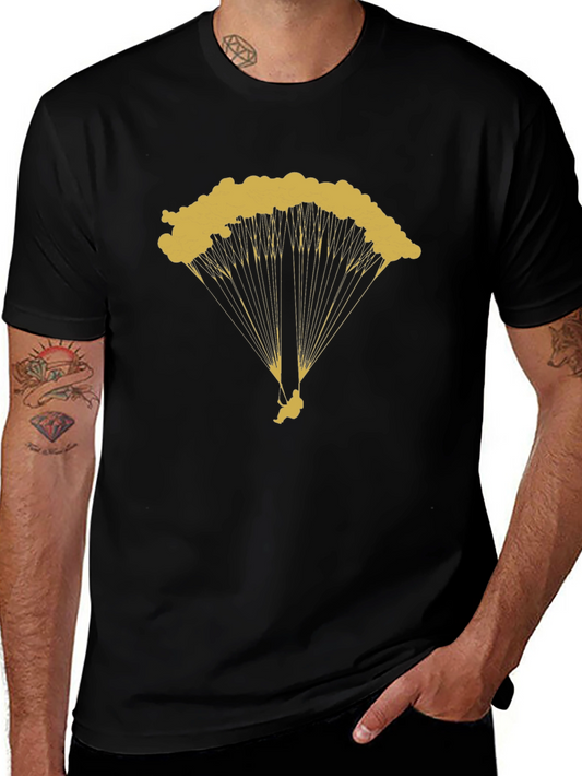 Parachute Graphic Tee - Skydiving Adventure Shirt