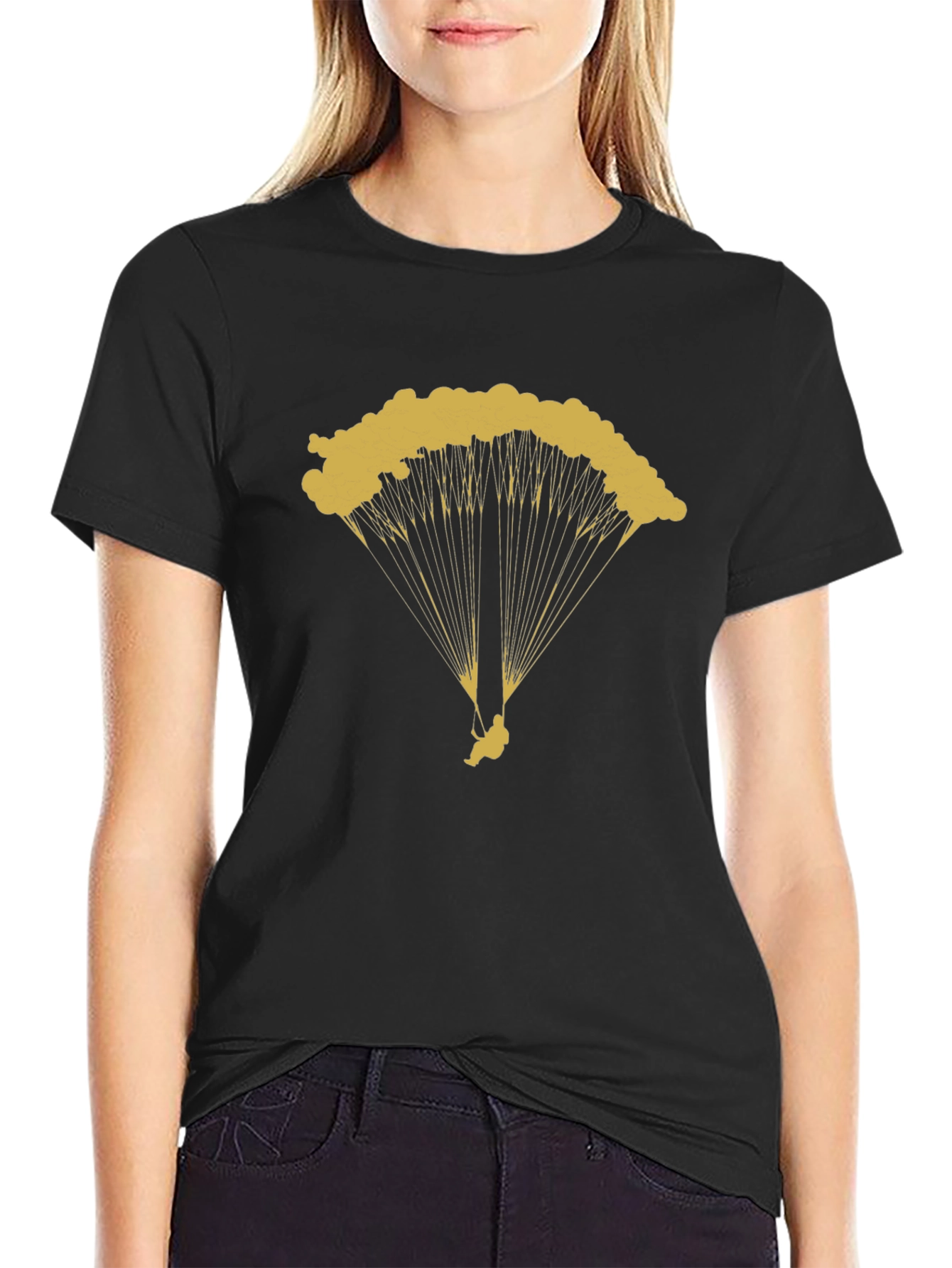 Parachute Graphic Tee - Skydiving Adventure Shirt