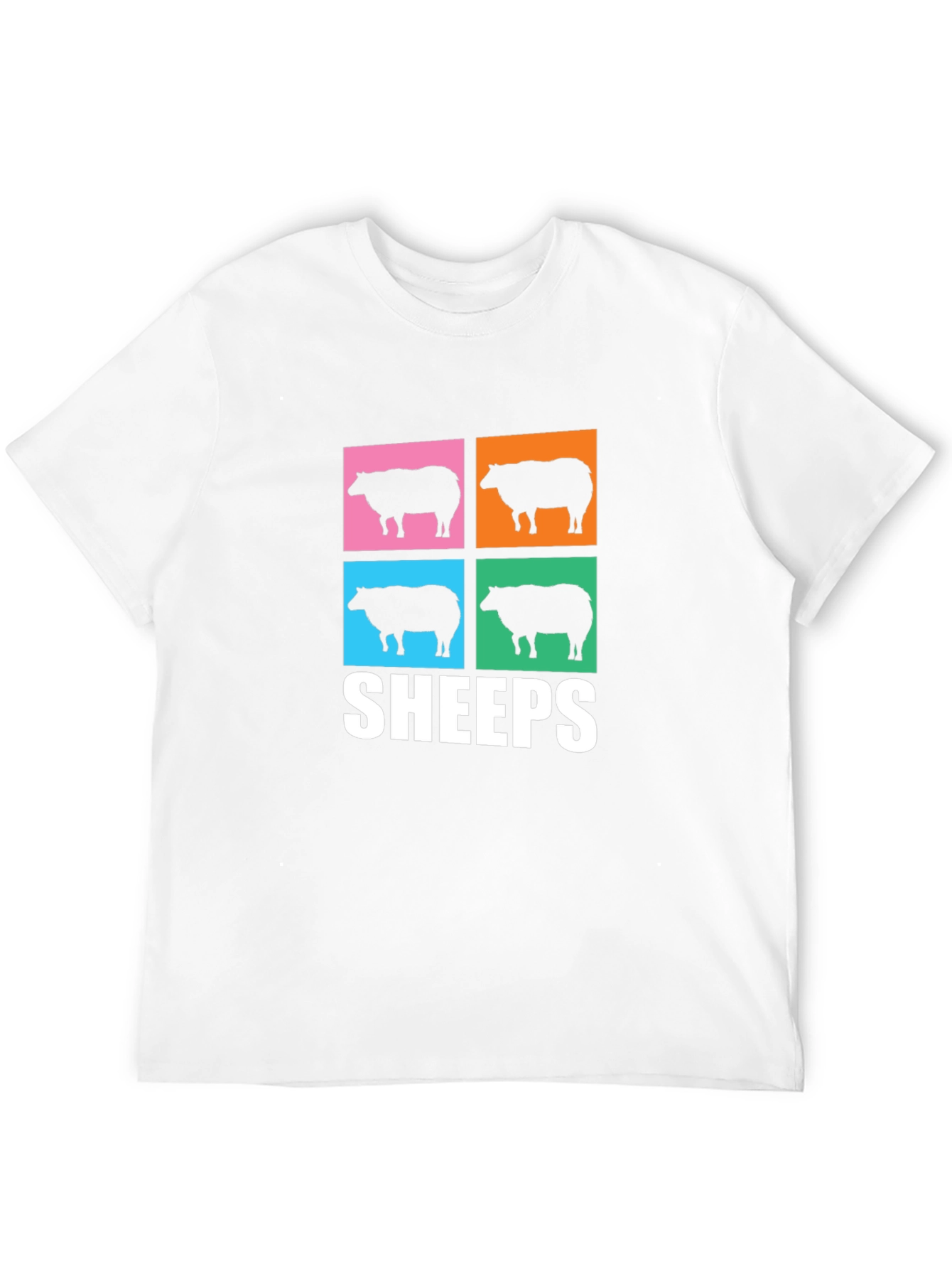 Pop Art Sheeps T-Shirt - Unique Graphic Tee
