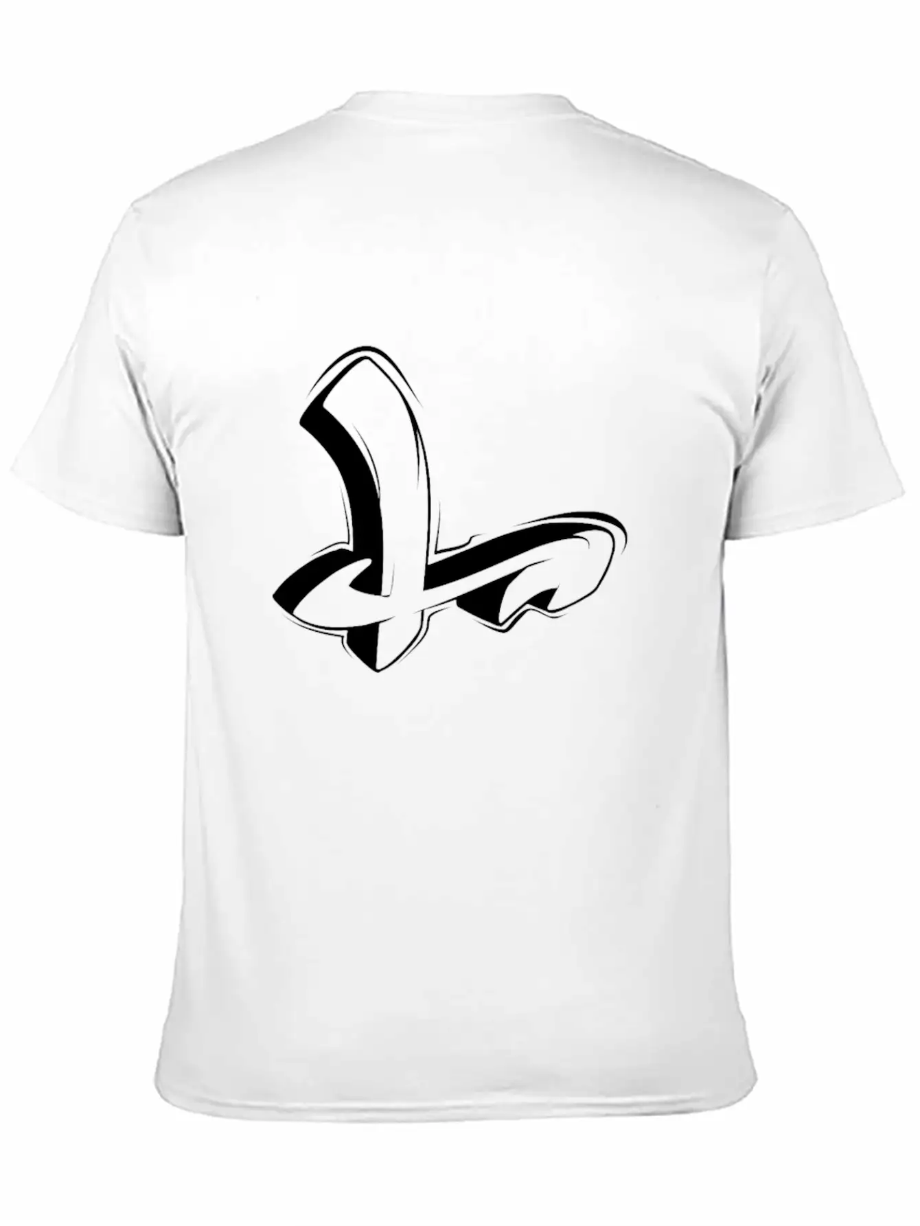 L Graffiti Letters Initial Alphabet Gift Unisex Casual T-Shirt – Clean Design For Daily Comfort