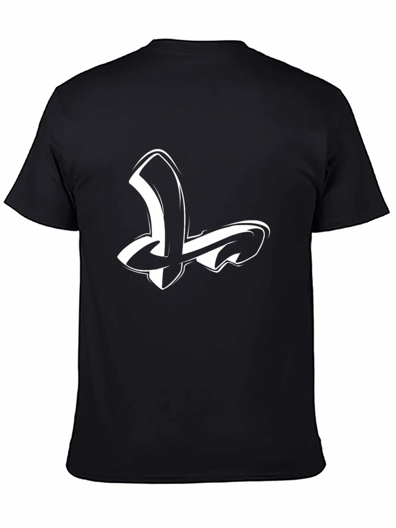 L Graffiti Letters Initial Alphabet Gift Unisex Casual T-Shirt – Clean Design For Daily Comfort