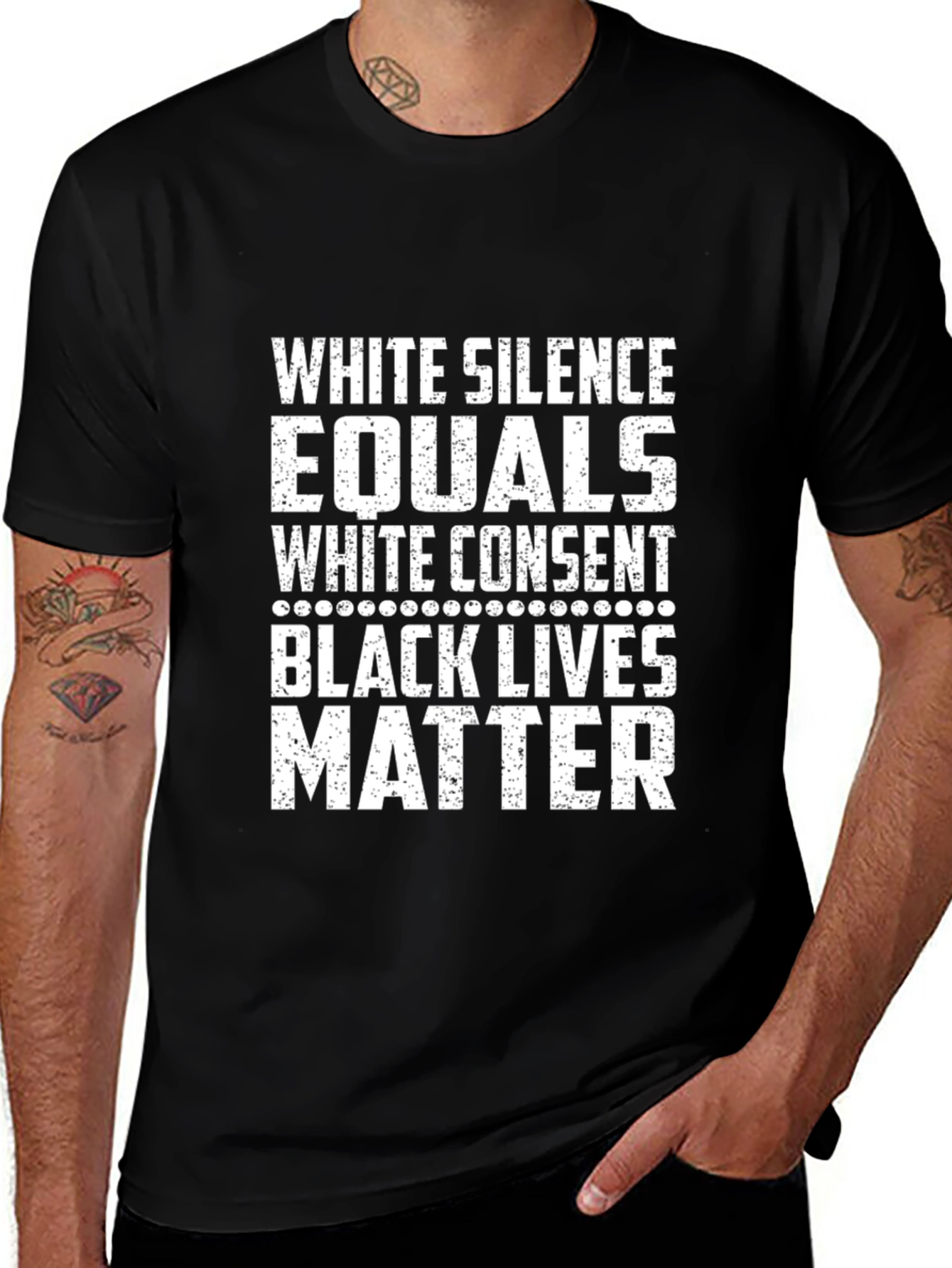 White Silence Equals White Consent BLM T-Shirt