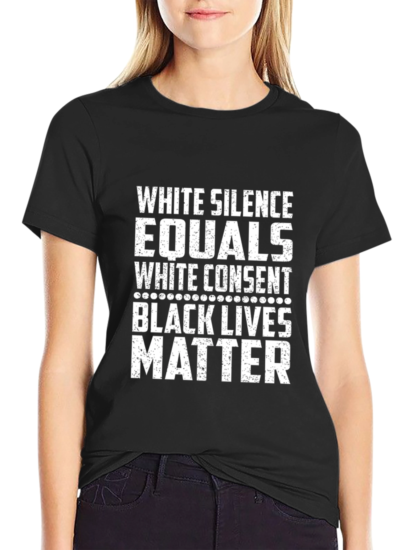 White Silence Equals White Consent BLM T-Shirt