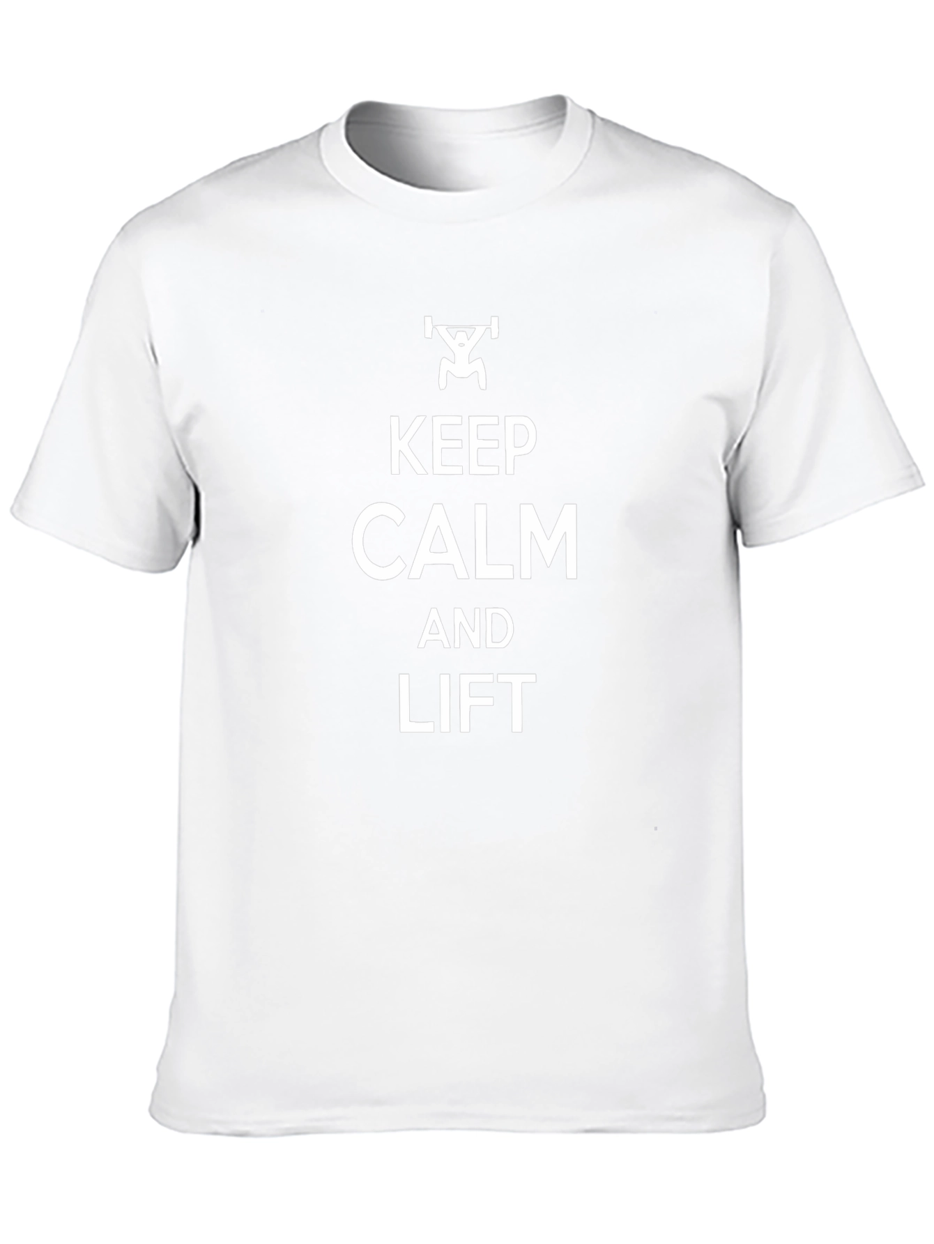Keep Calm and Lift Black Graphic T-Shirt