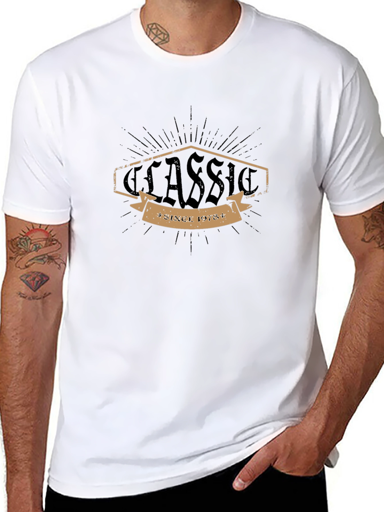 Classic Since 1978 Black Graphic Tee