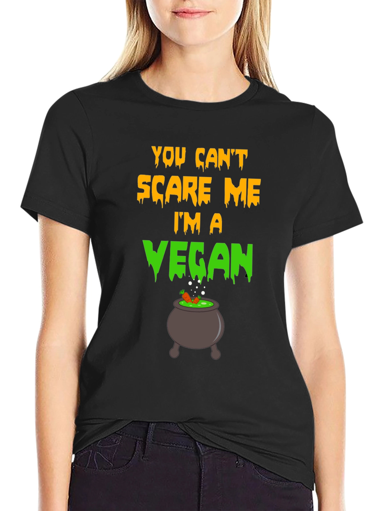 Vegan Halloween Graphic Tee