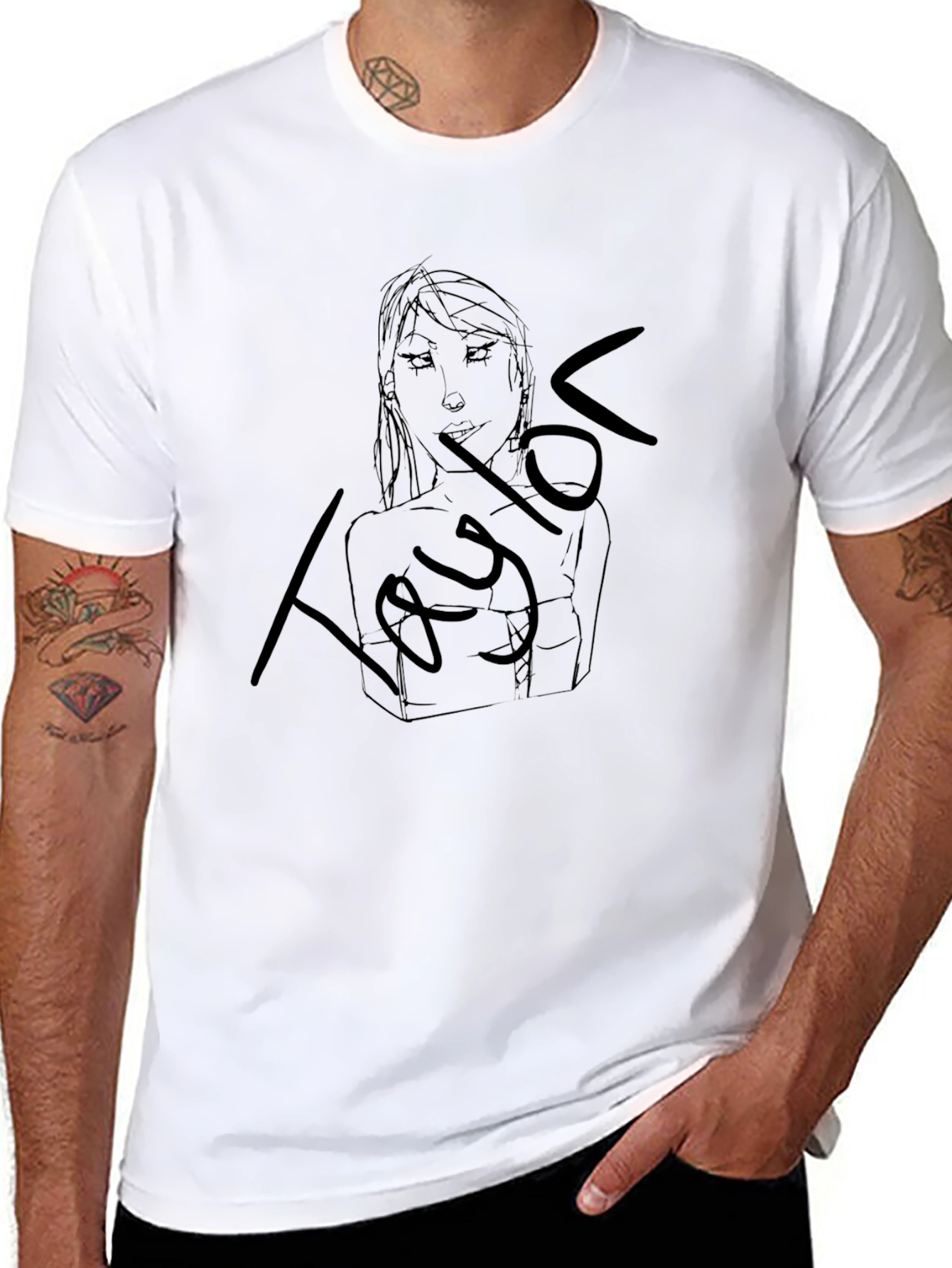 Taylor Tee - Stylish Graphic T-Shirt