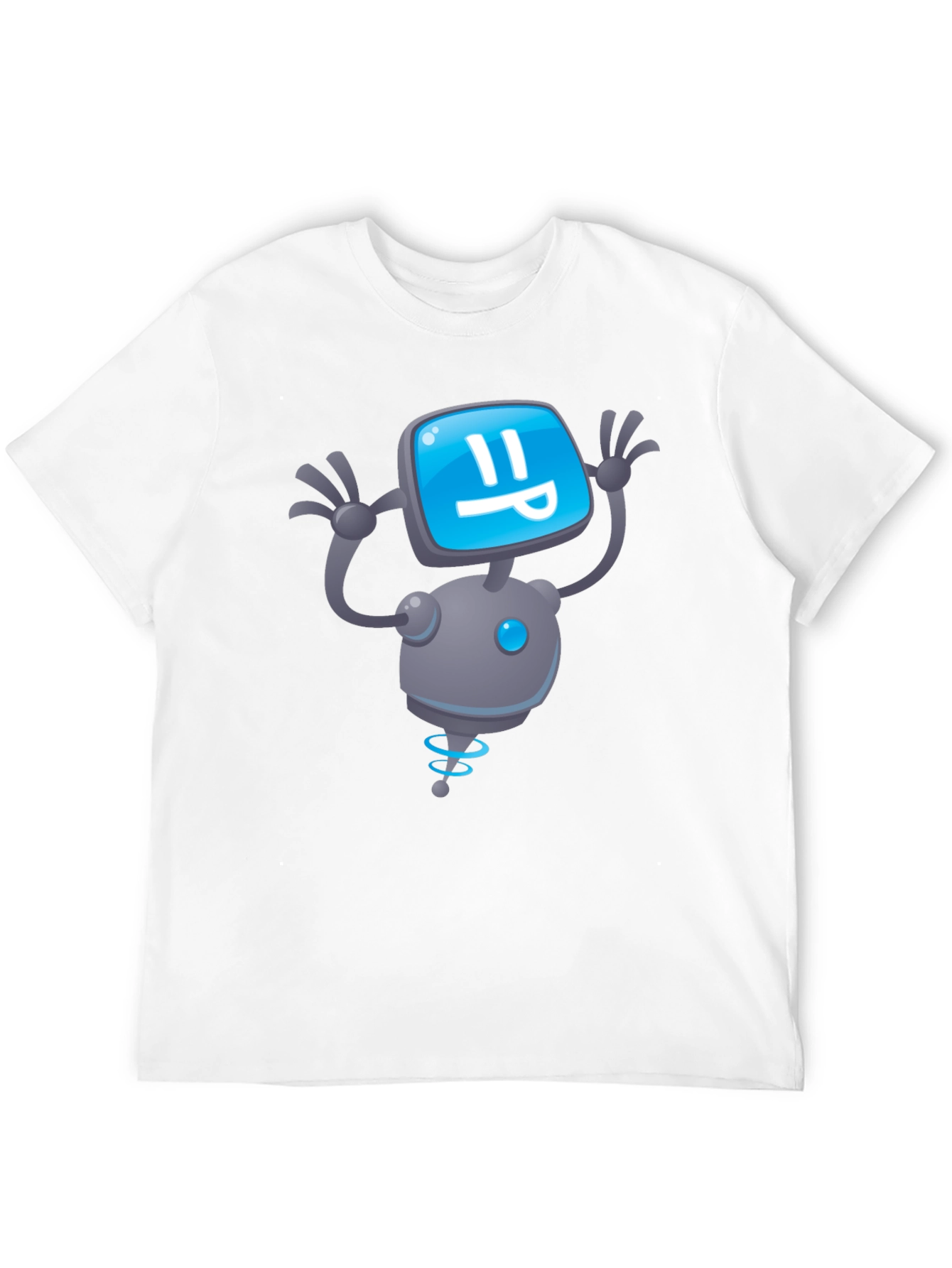 Robot Graphic Black T-Shirt
