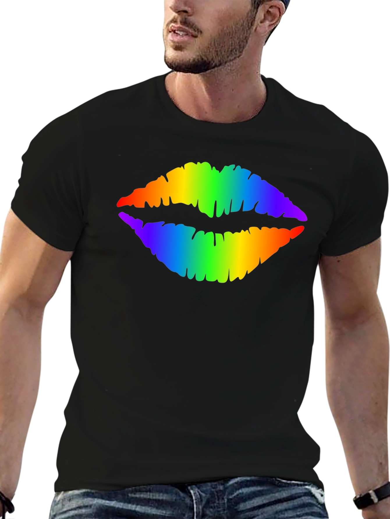 Rainbow Lips T-Shirt - Pride Fashion