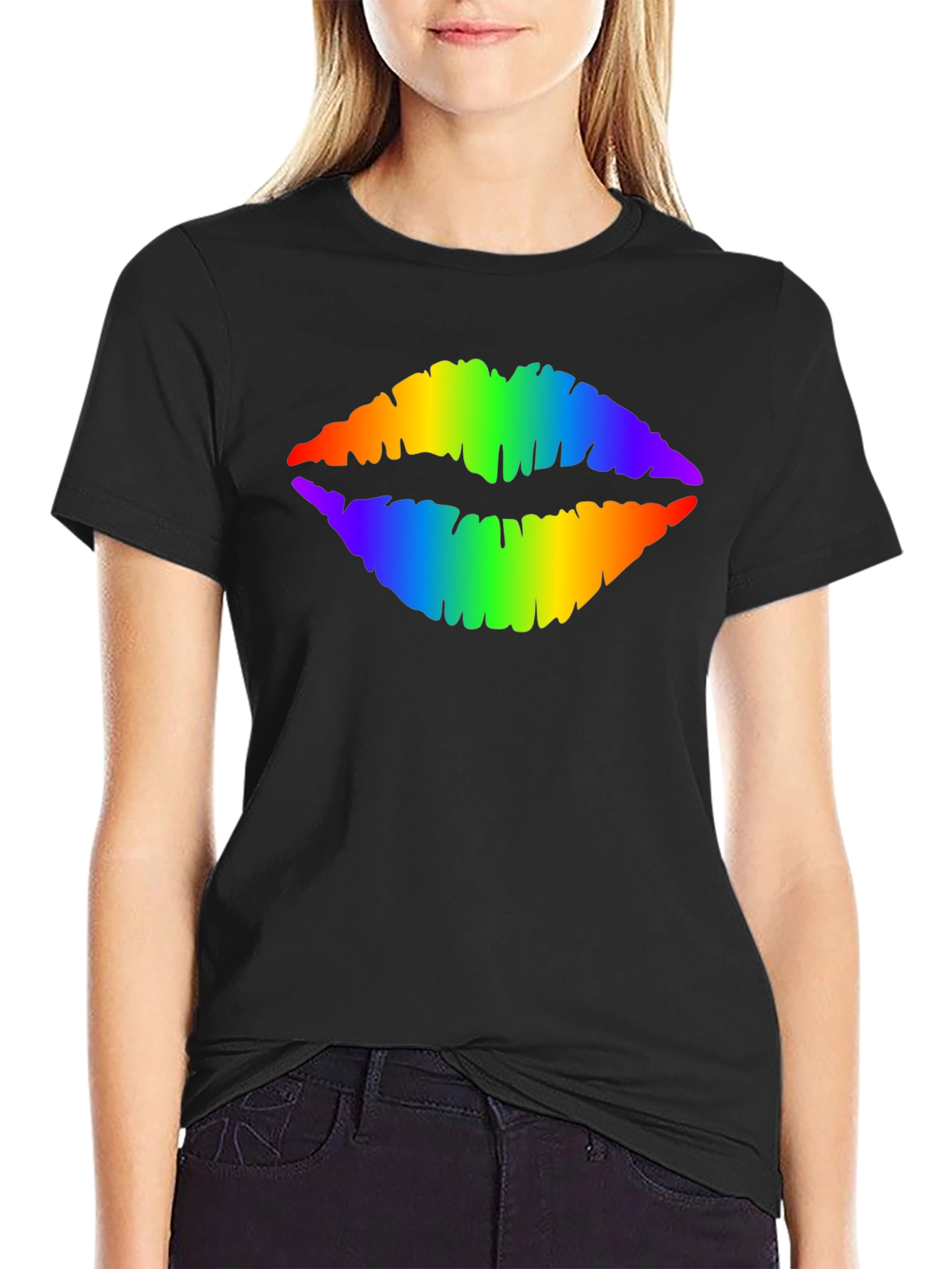 Rainbow Lips T-Shirt - Pride Fashion
