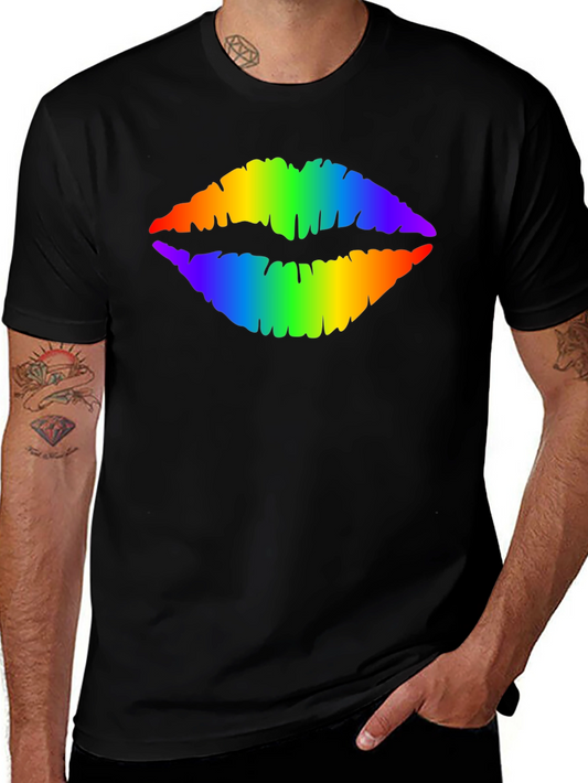 Rainbow Lips T-Shirt - Pride Fashion