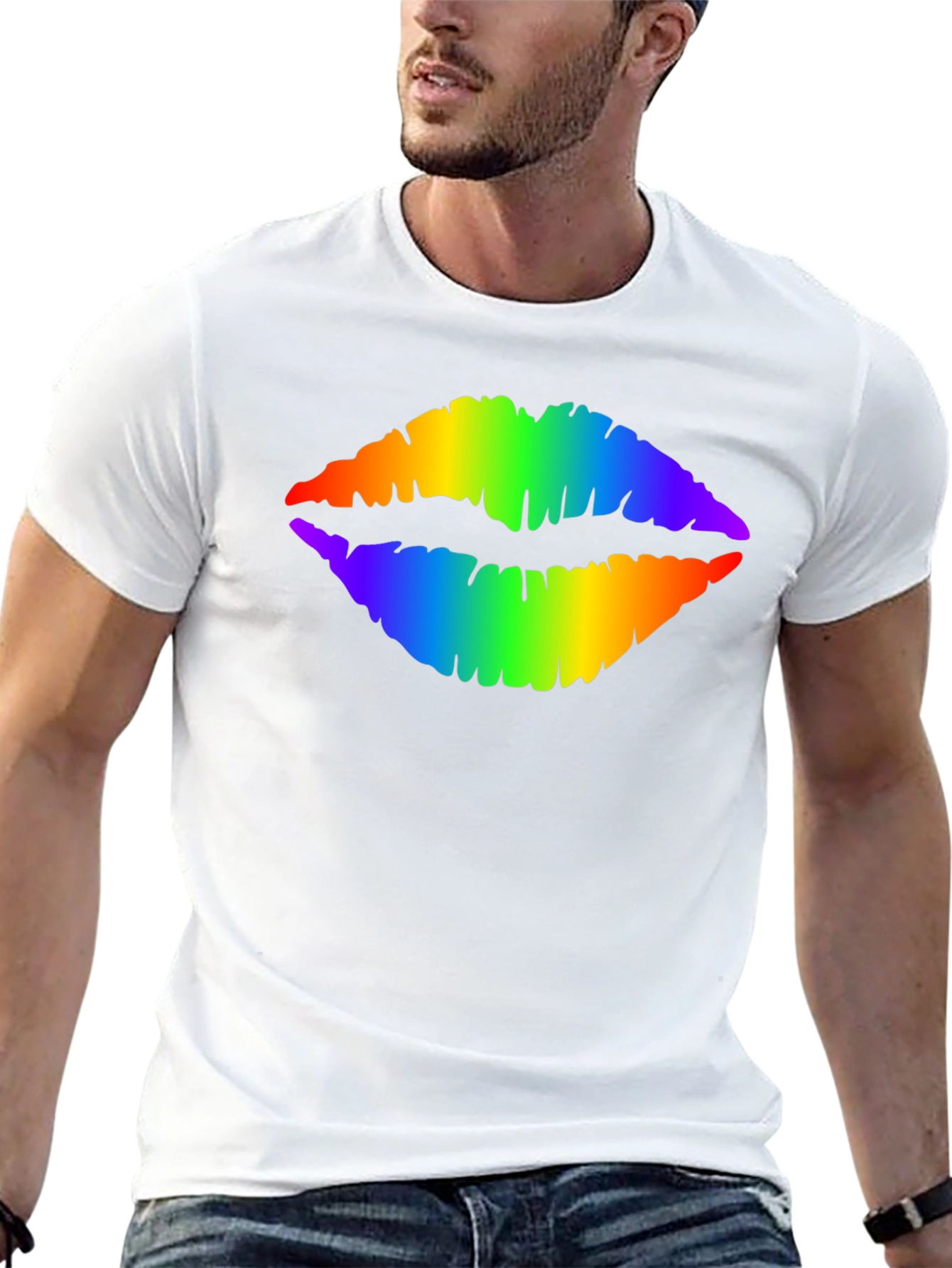 Rainbow Lips T-Shirt - Pride Fashion