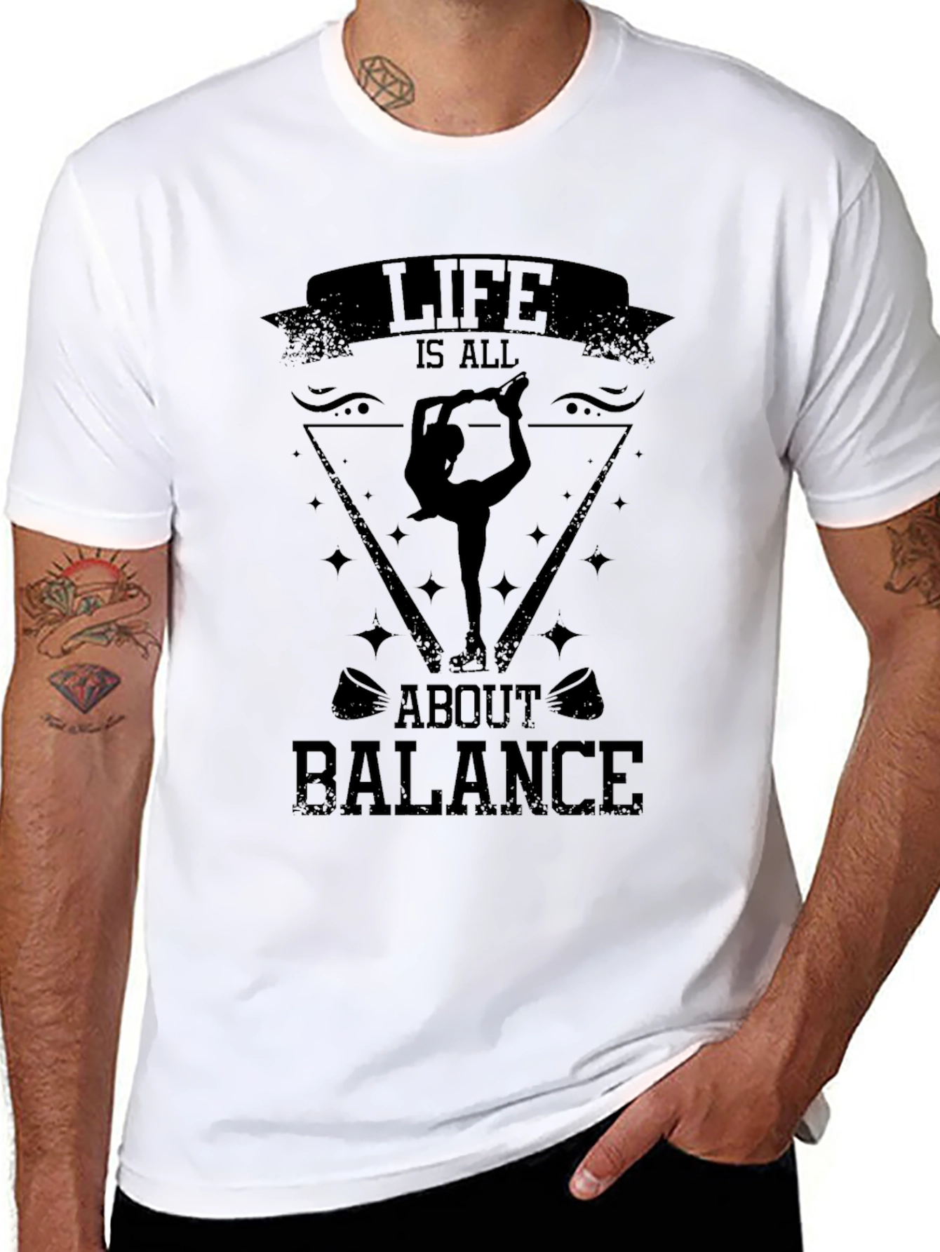 Life is All About Balance T-Shirt - Figure Skating