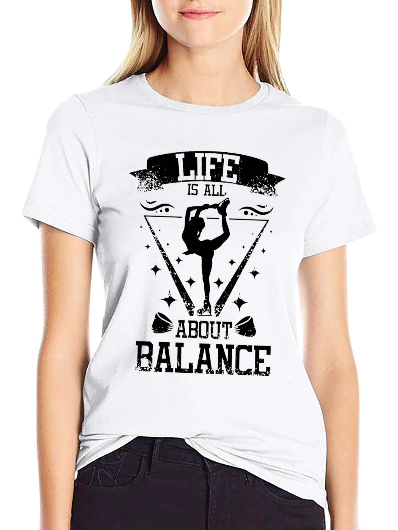 Life is All About Balance T-Shirt - Figure Skating