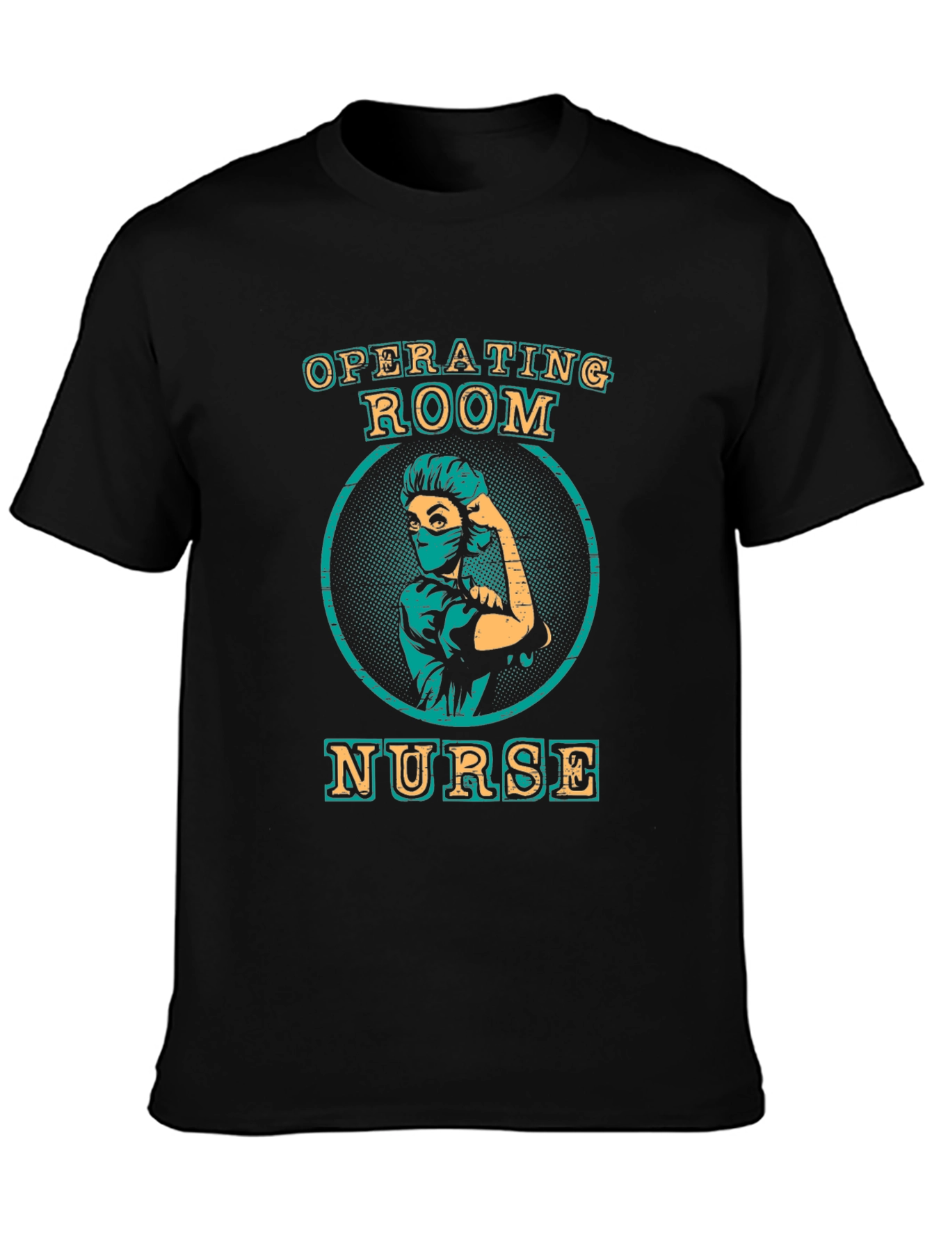 Operating Room Nurse T-Shirt - Rosie the Riveter Style