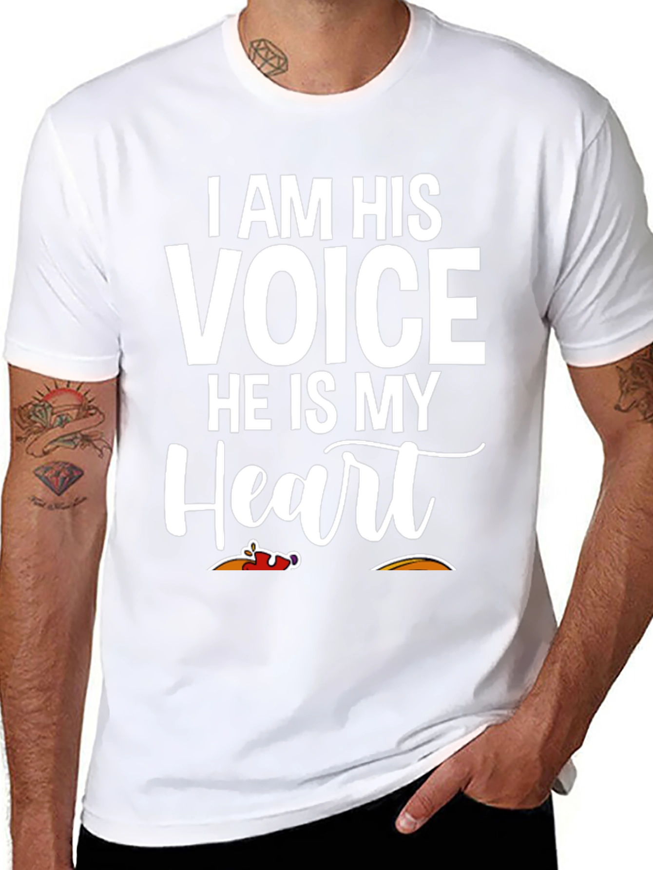I Am His Voice Autism Awareness T-Shirt