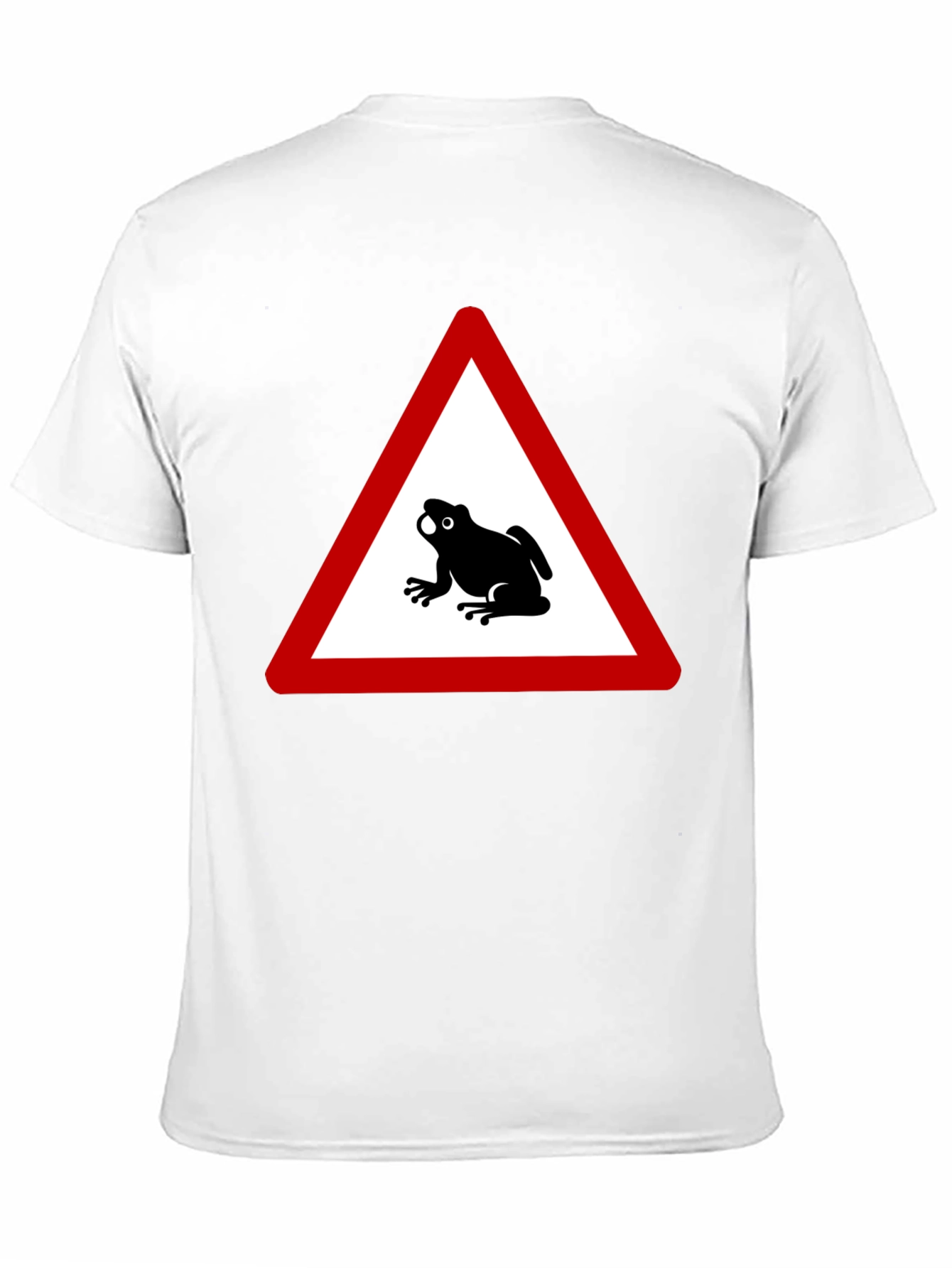 Frog Crossing T-Shirt - Funny Warning Sign Tee