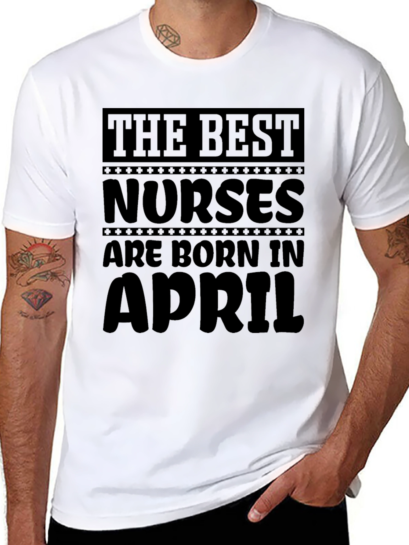 The Best Nurses Born In April T-Shirt