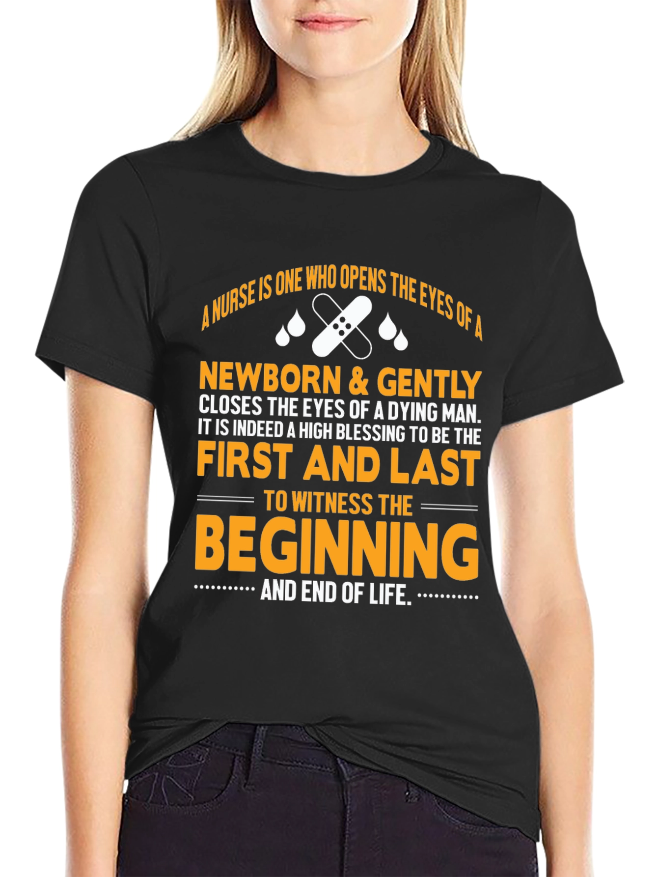 Nurse Gift T-Shirt: Beginning and End of Life