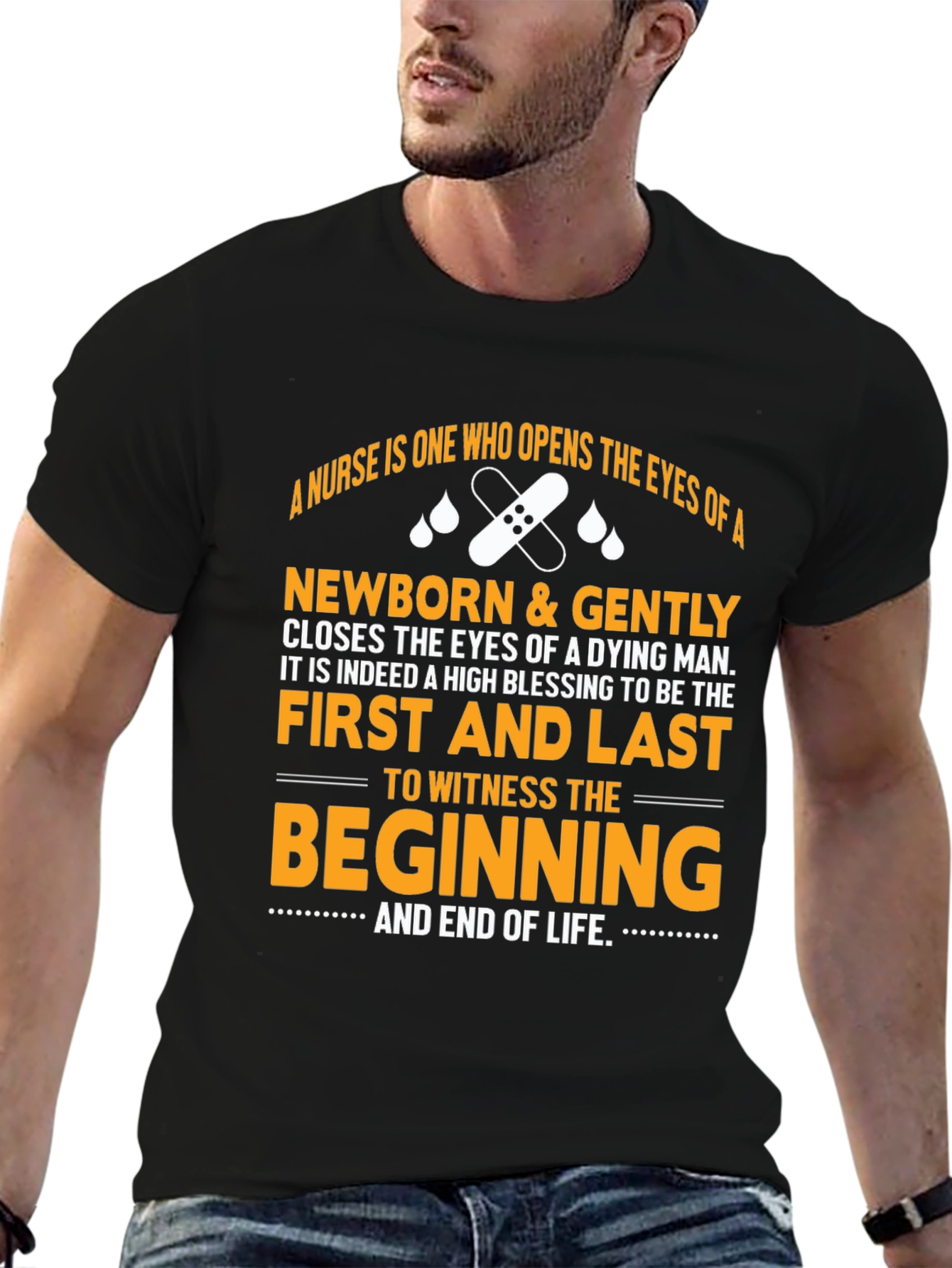 Nurse Gift T-Shirt: Beginning and End of Life