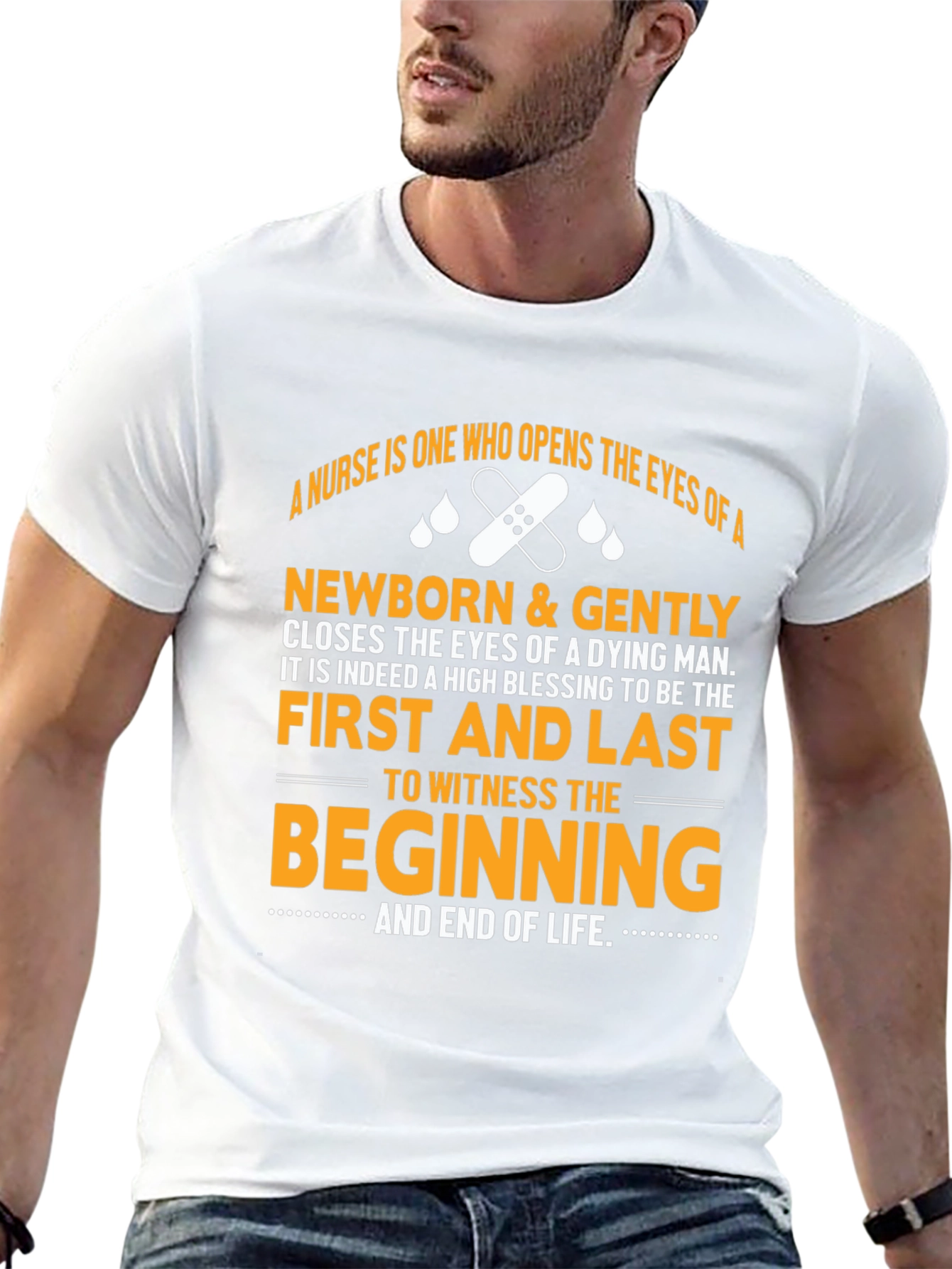 Nurse Gift T-Shirt: Beginning and End of Life