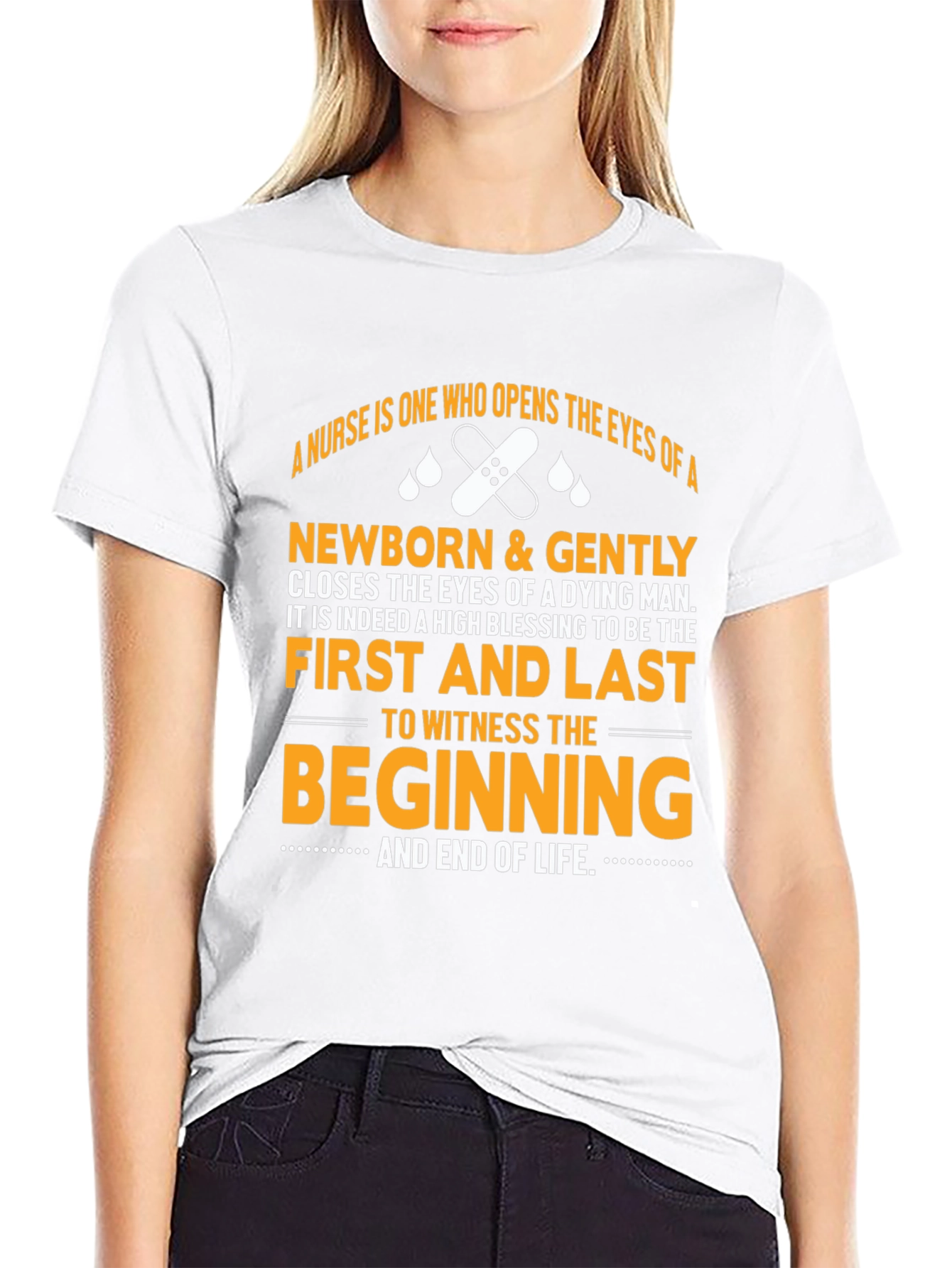 Nurse Gift T-Shirt: Beginning and End of Life