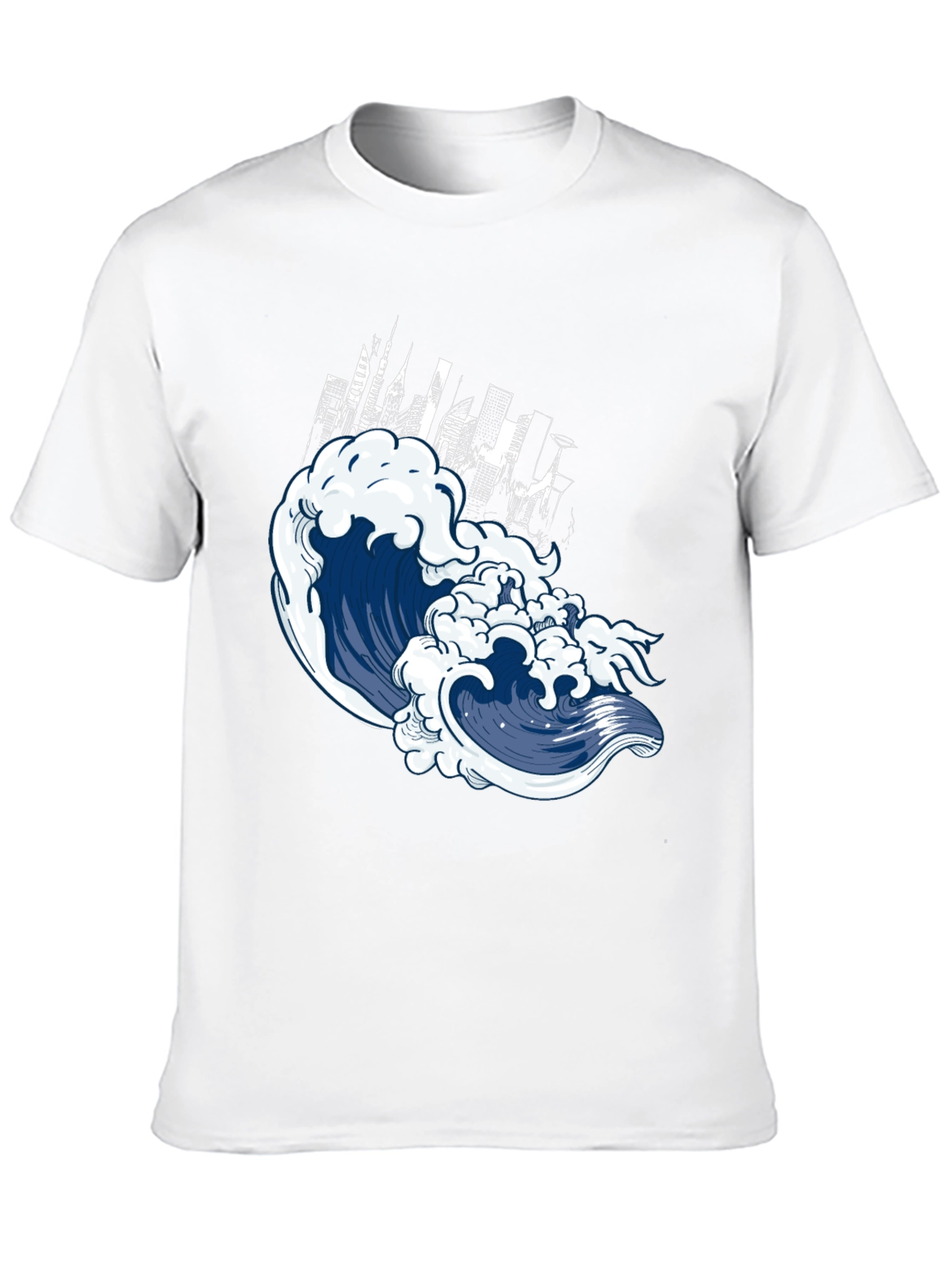 Wave City Graphic Tee - Urban Style