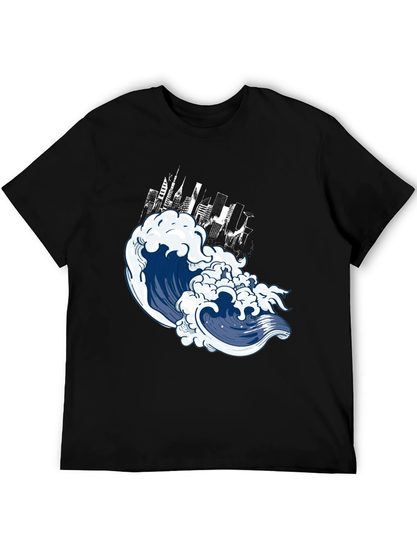 Wave City Graphic Tee - Urban Style