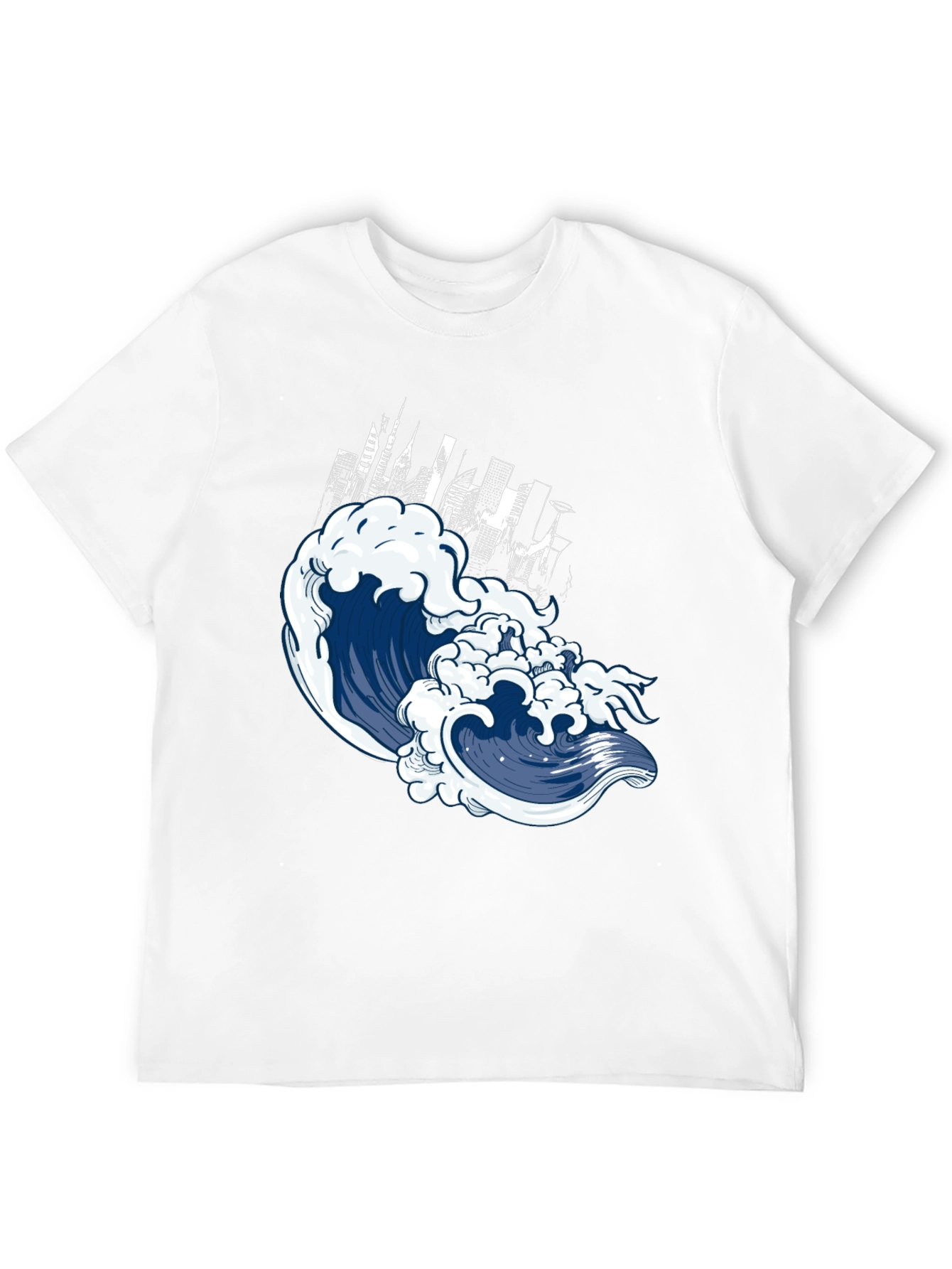 Wave City Graphic Tee - Urban Style