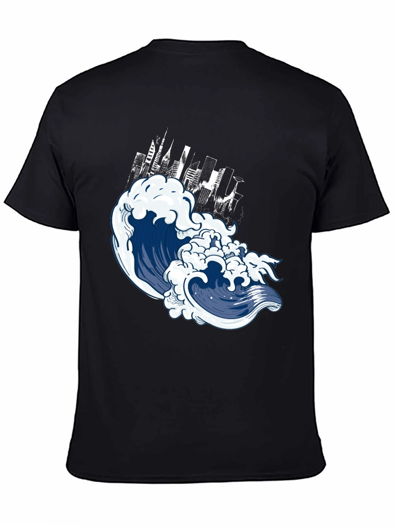 Wave City Graphic Tee - Urban Style