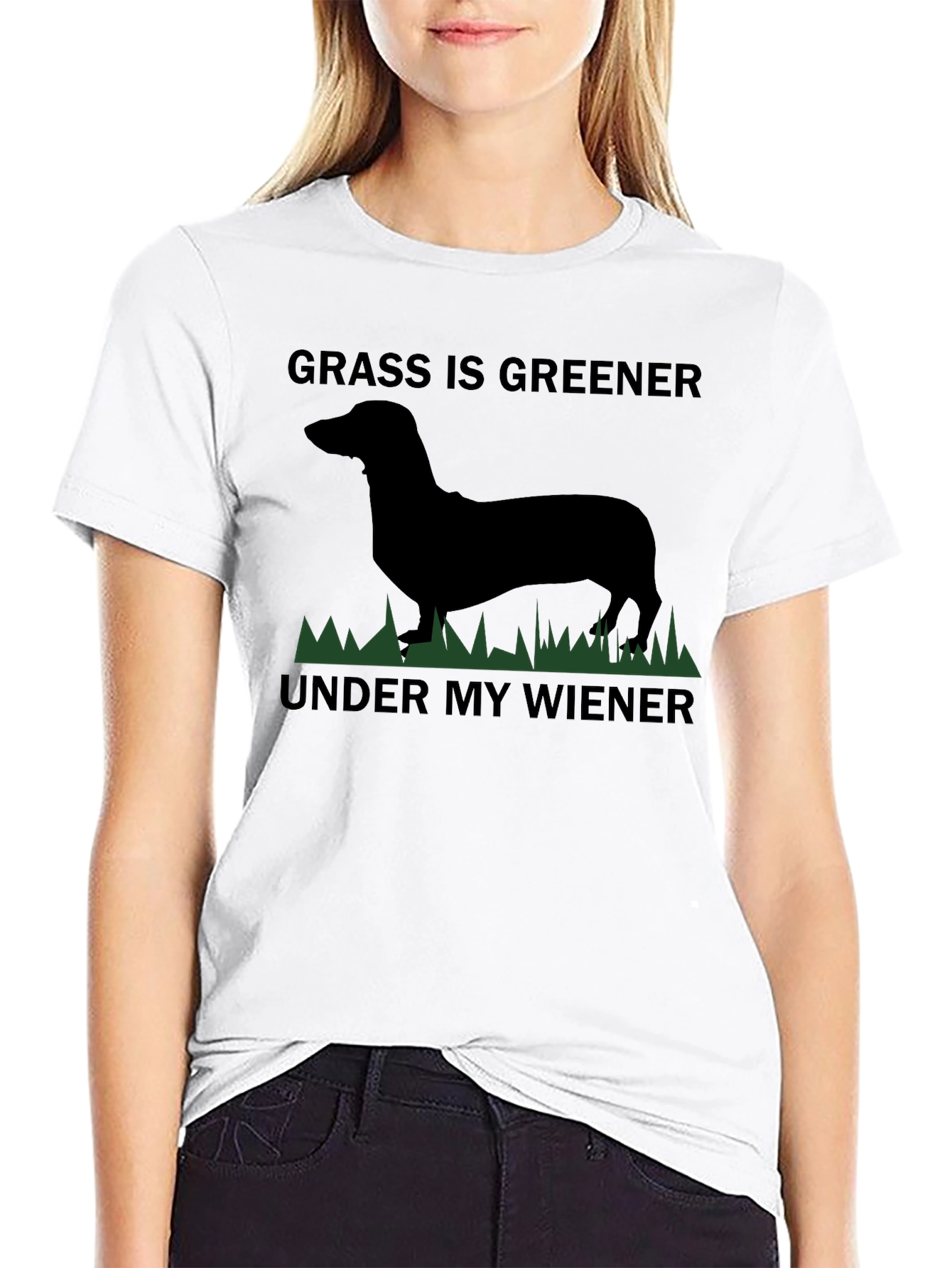 Grass Is Greener Dachshund T-Shirt