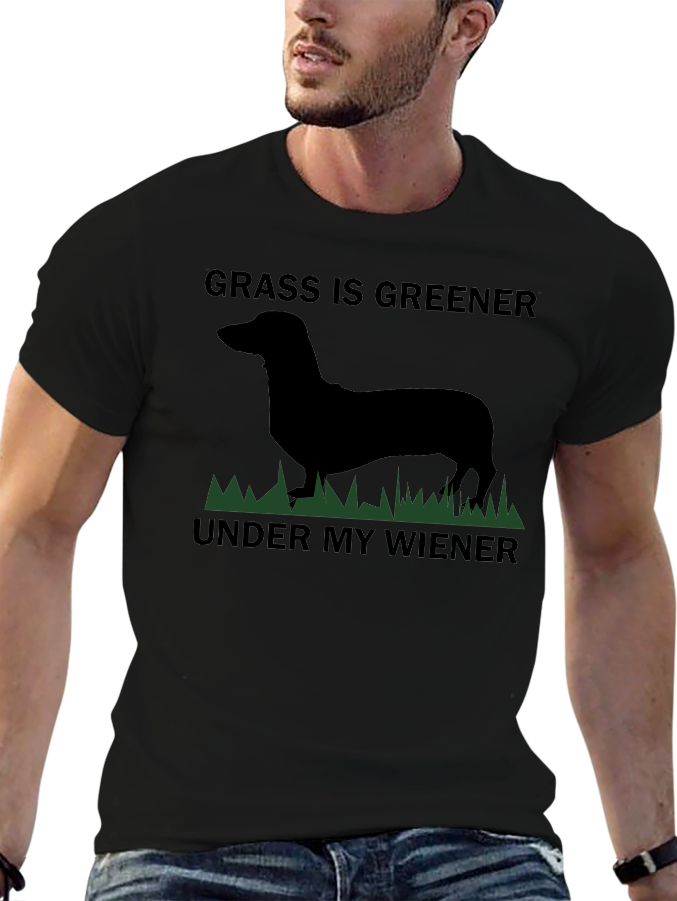 Grass Is Greener Dachshund T-Shirt