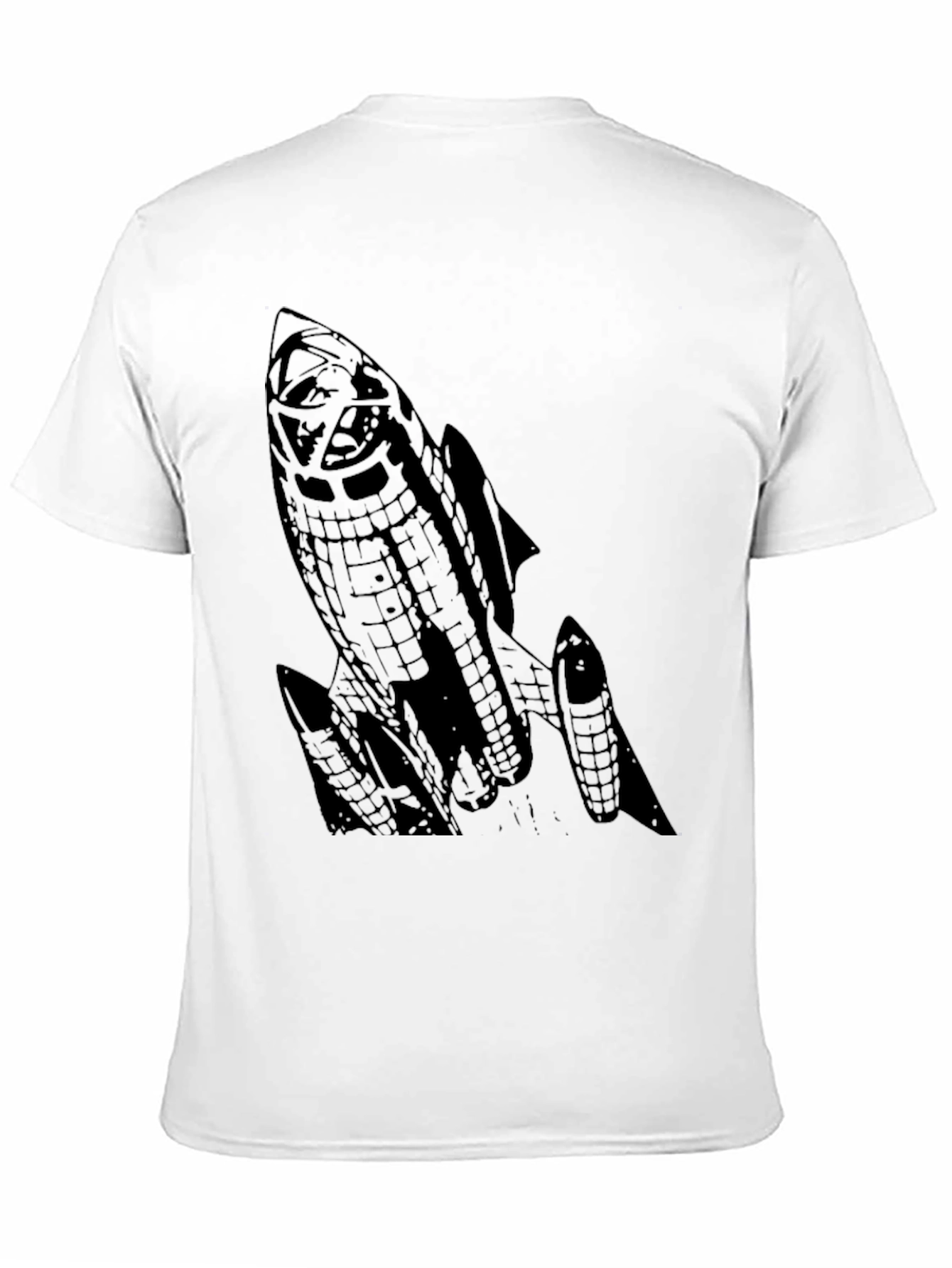 Rocket Graphic Black T-Shirt