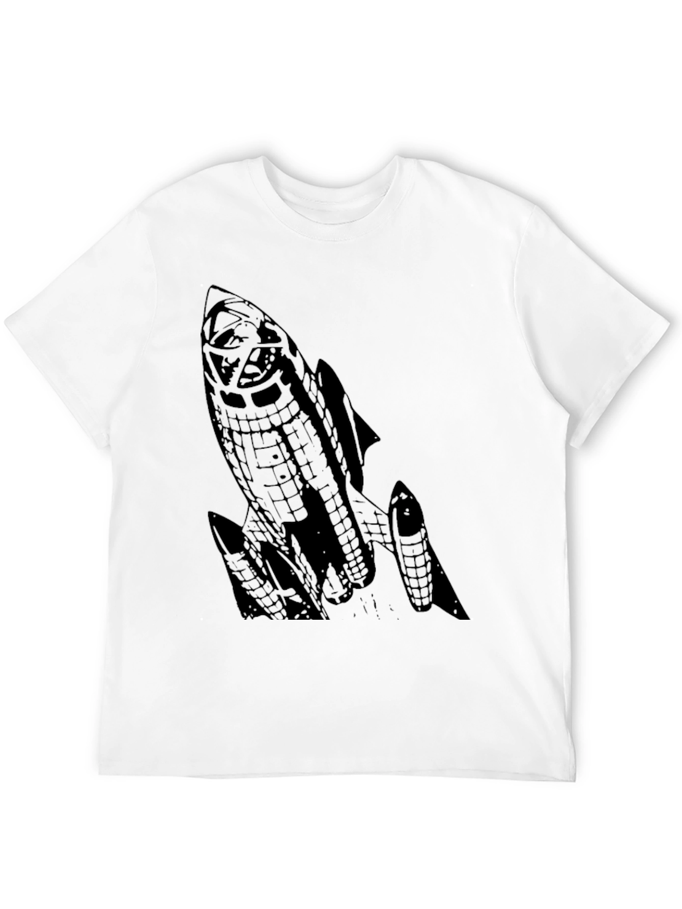 Rocket Graphic Black T-Shirt