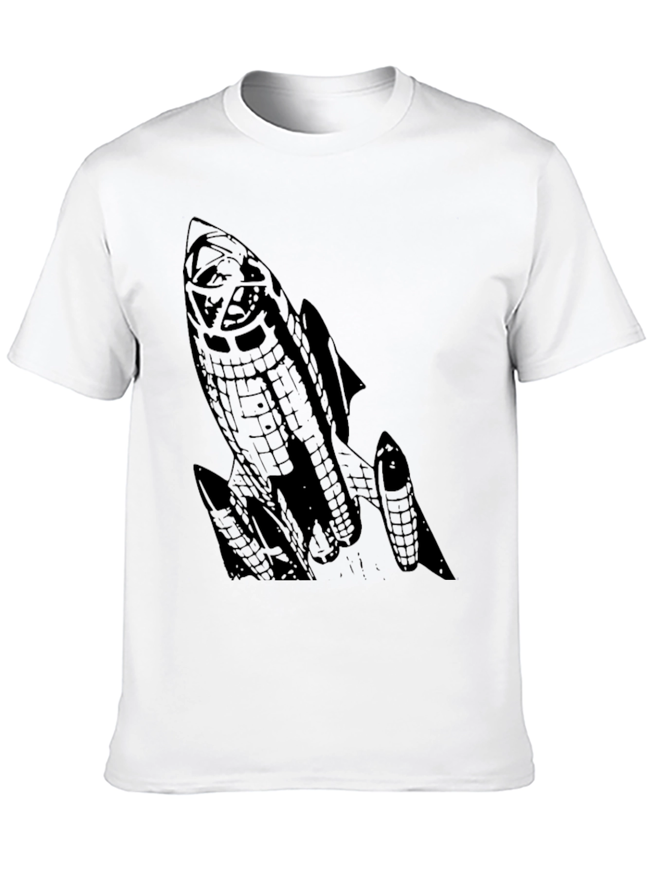 Rocket Graphic Black T-Shirt