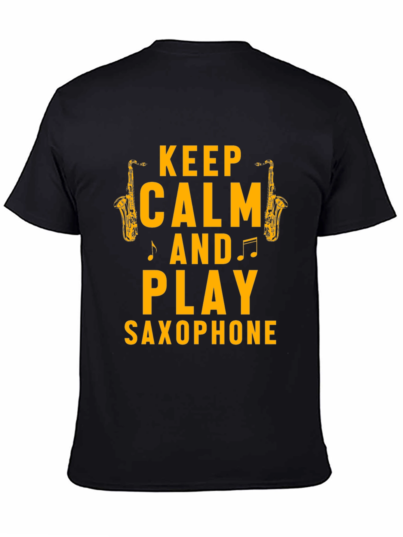 Keep Calm & Play Saxophone Graphic T-Shirt
