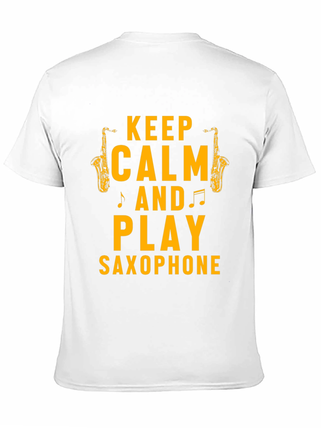 Keep Calm & Play Saxophone Graphic T-Shirt