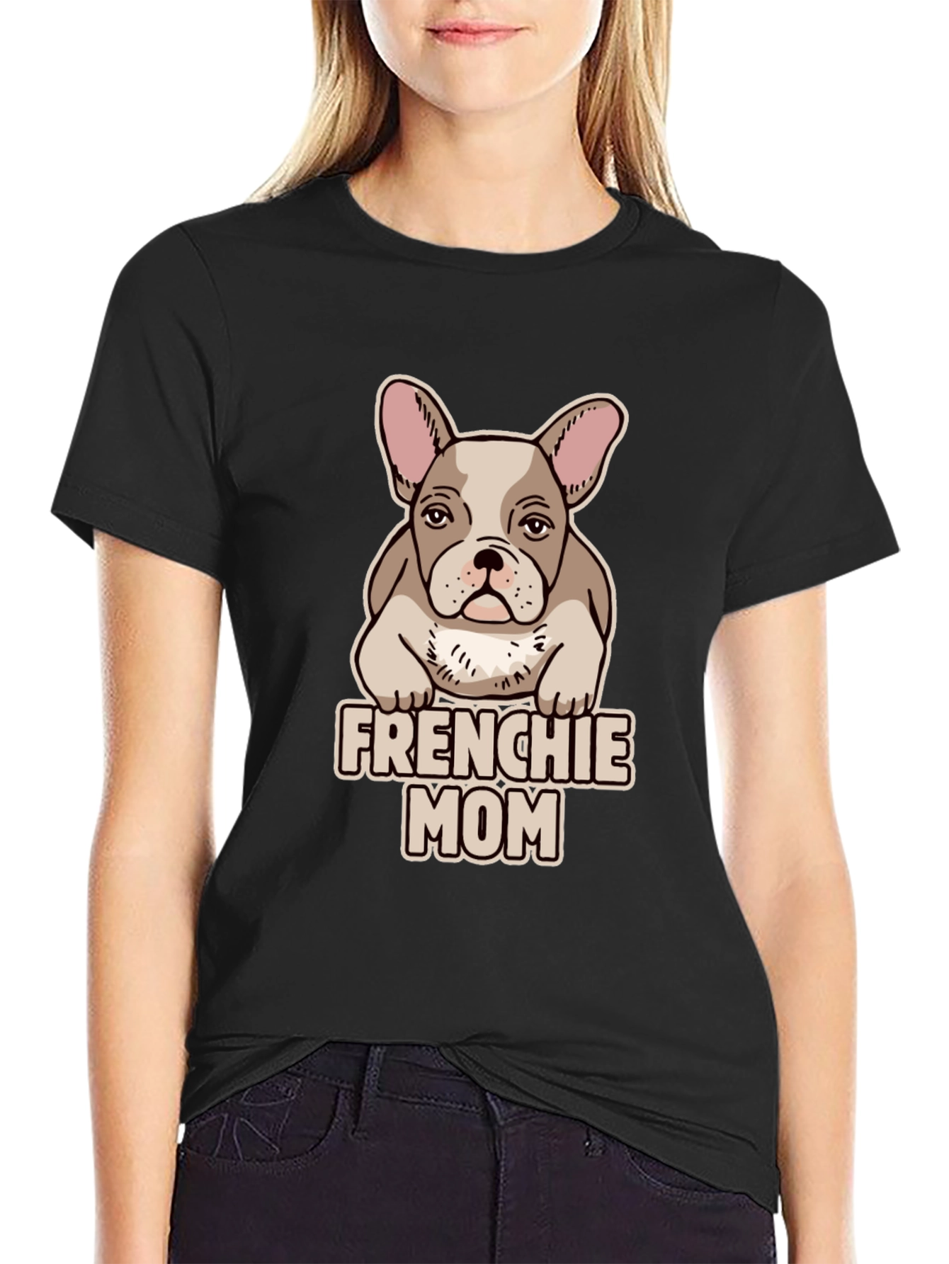Frenchie Mom T-Shirt - Cute Bulldog Lover Tee