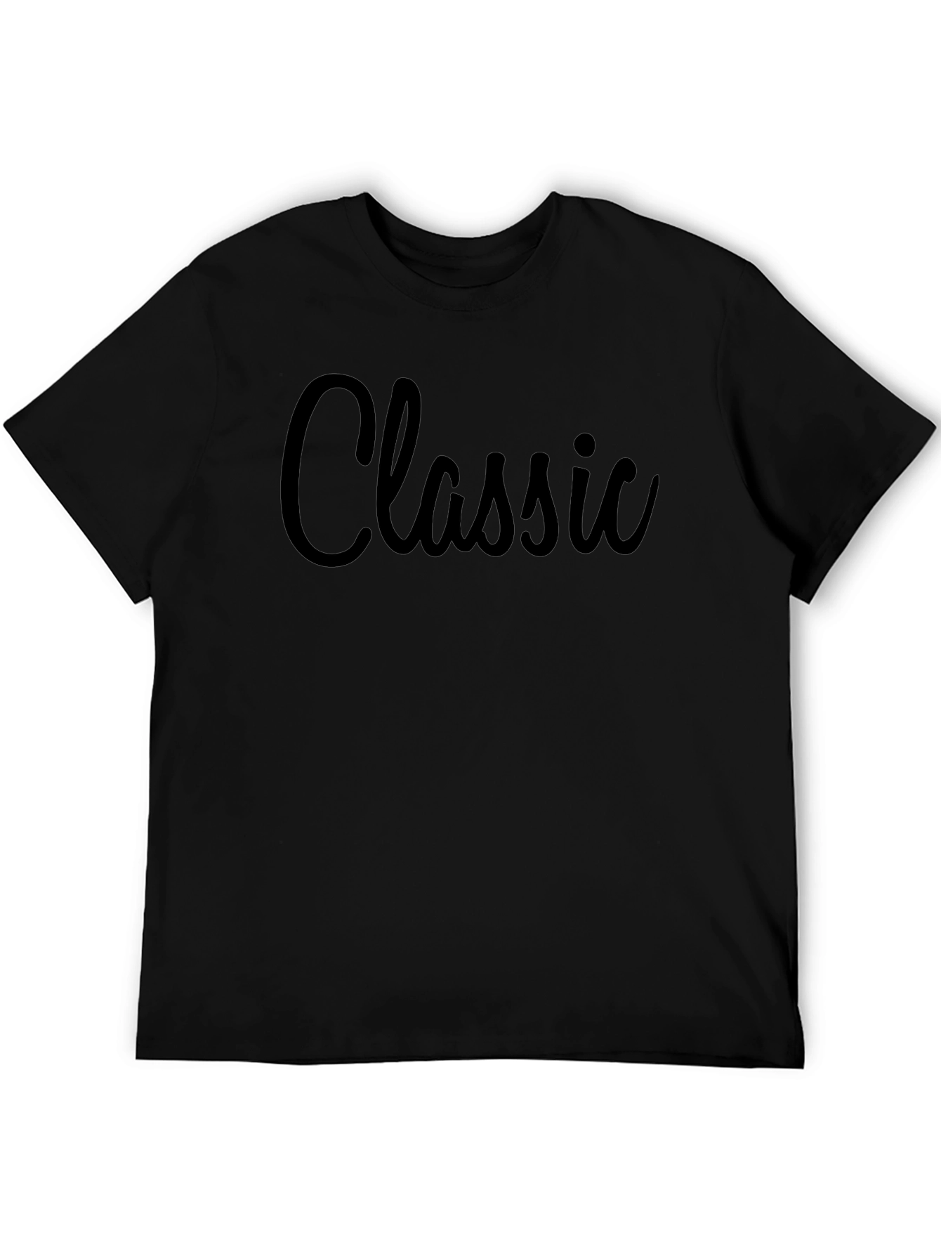Classic Style Black T-Shirt